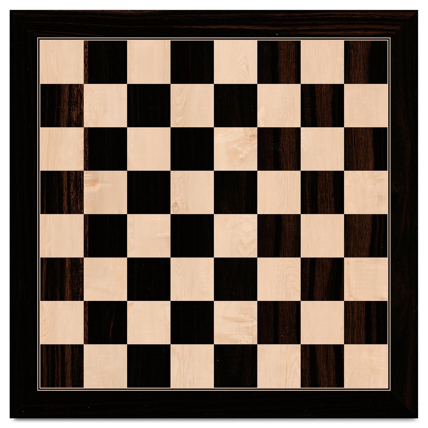 A&A 18.875-Inch Professional Wooden Tournament Chess Board | African Palisander & Maple Inlay | 2-Inch Squares