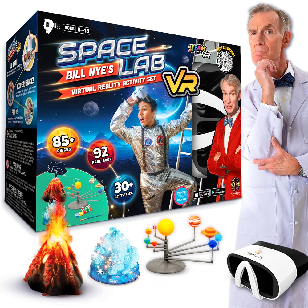 Abacus Brands Bill Nye's VR Space Lab — VR Space STEM Kit for Kids (2025 Edition)