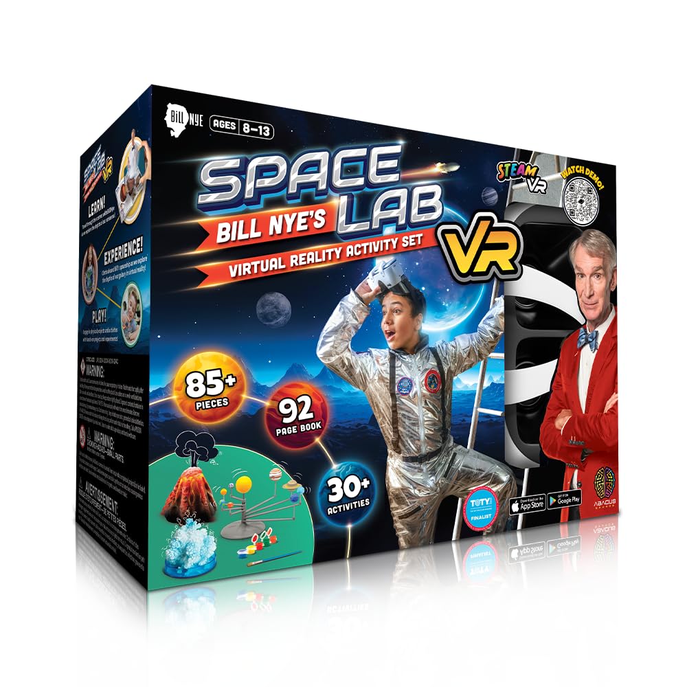 Abacus Brands Bill Nye's VR Space Lab — VR Space STEM Kit for Kids (2025 Edition)