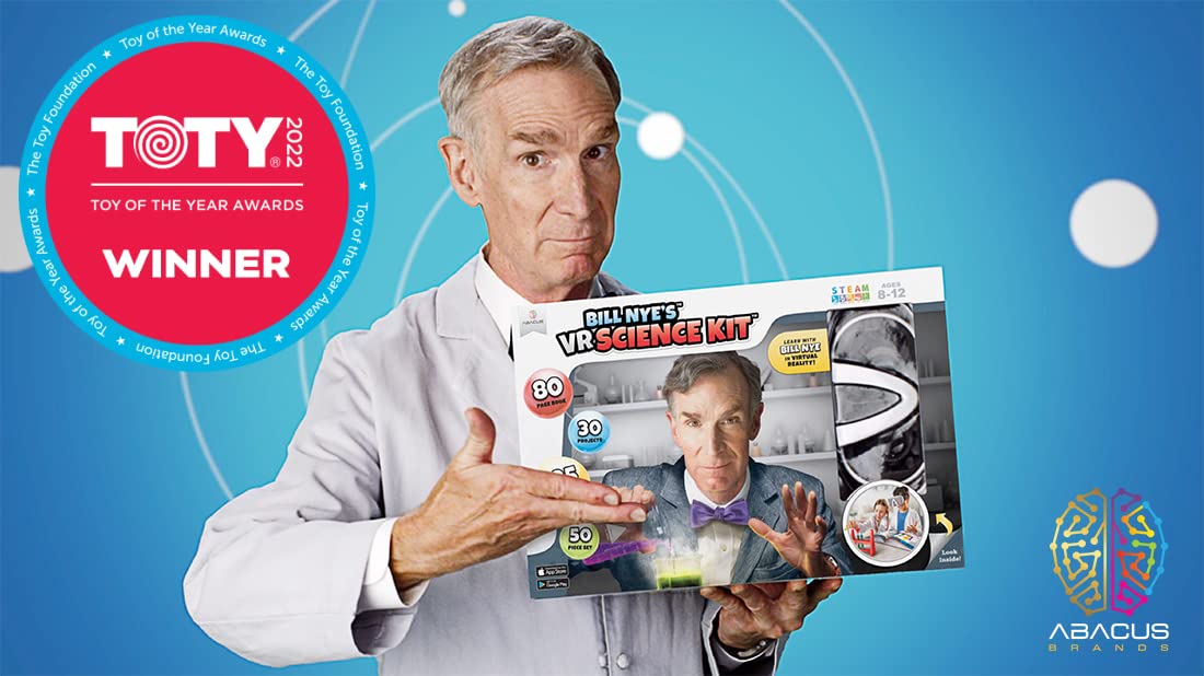 Abacus Brands Bill Nye VR Science Kit - Immersive VR STEM Learning for Kids 8+