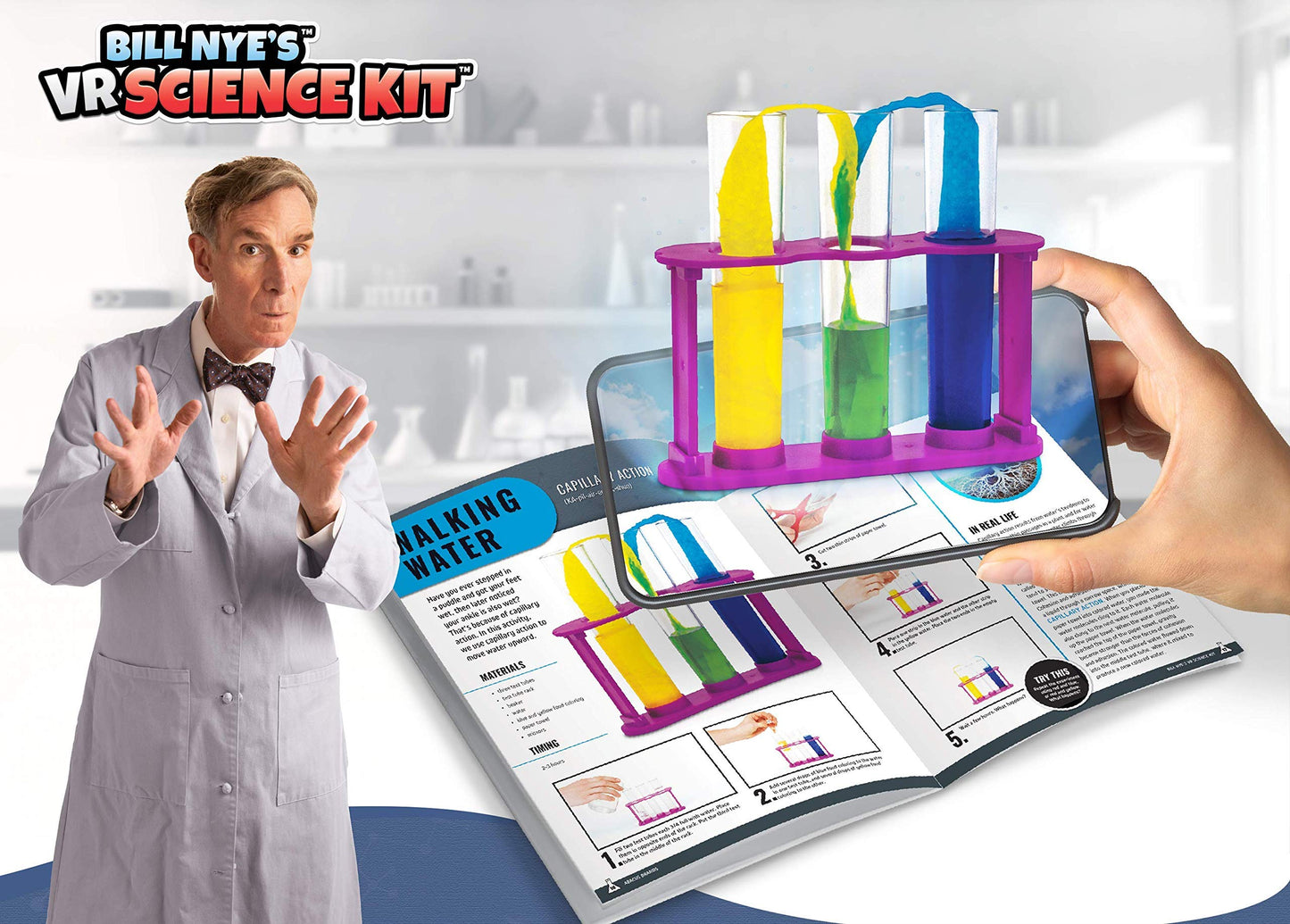 Abacus Brands Bill Nye VR Science Kit - Immersive VR STEM Learning for Kids 8+