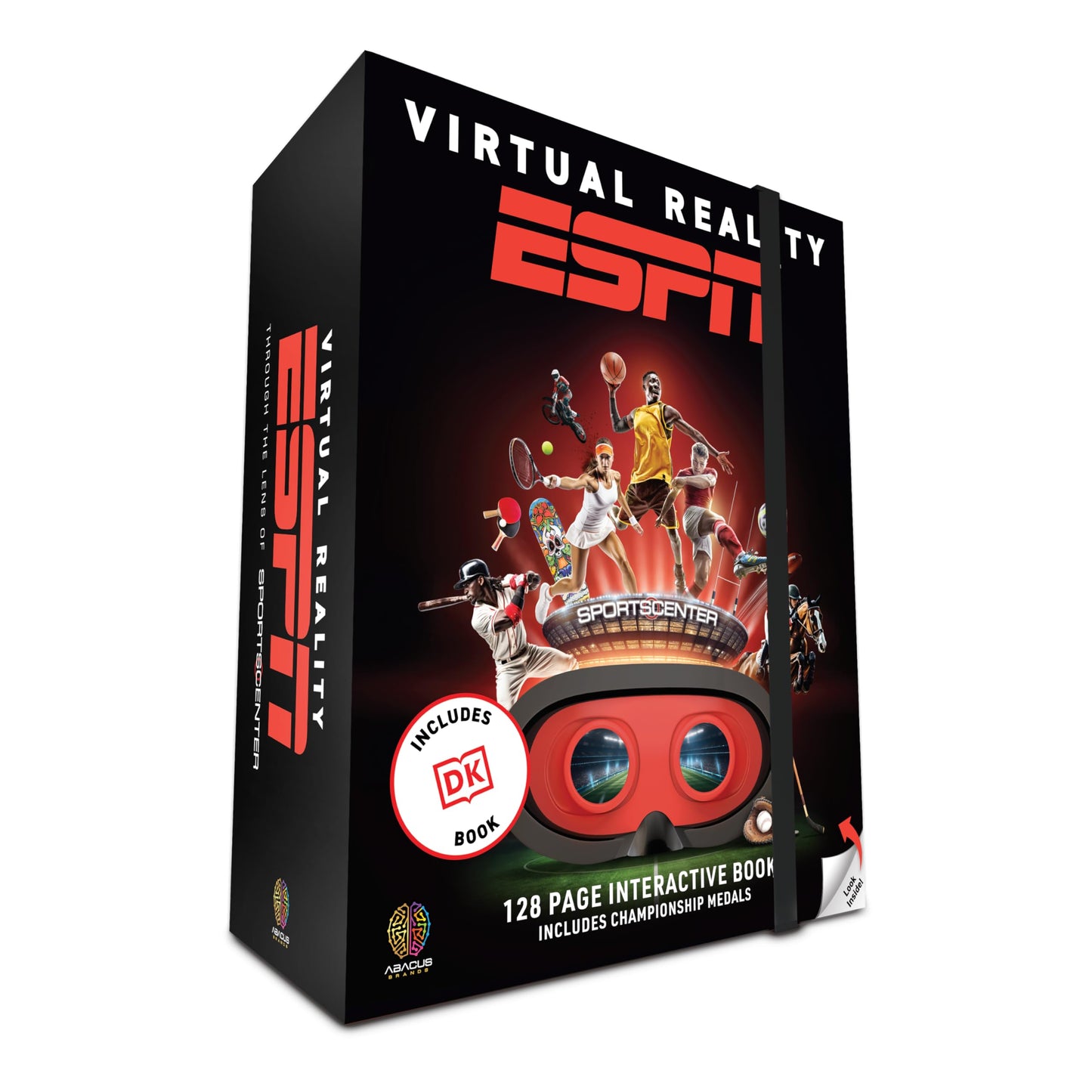 Abacus Brands Virtual Reality ESPN Gift Box – Illustrated Interactive VR Book & STEM Activity Set