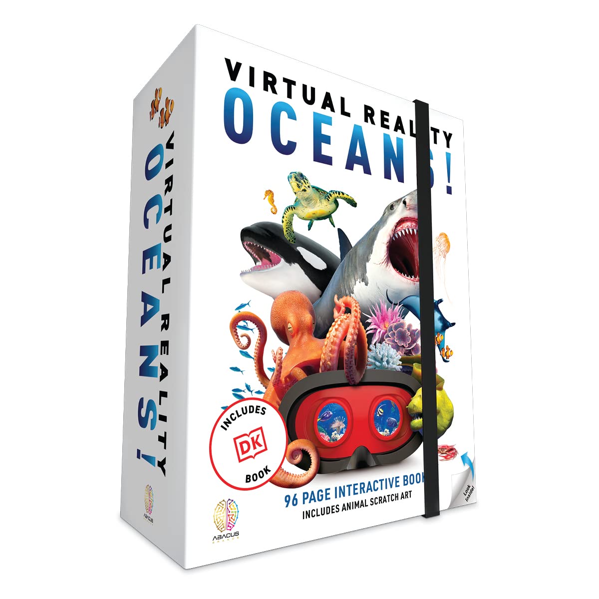 Abacus Brands Virtual Reality Oceans Gift Box - Interactive Ocean VR Book & STEM Activity Set (Ages 8+)