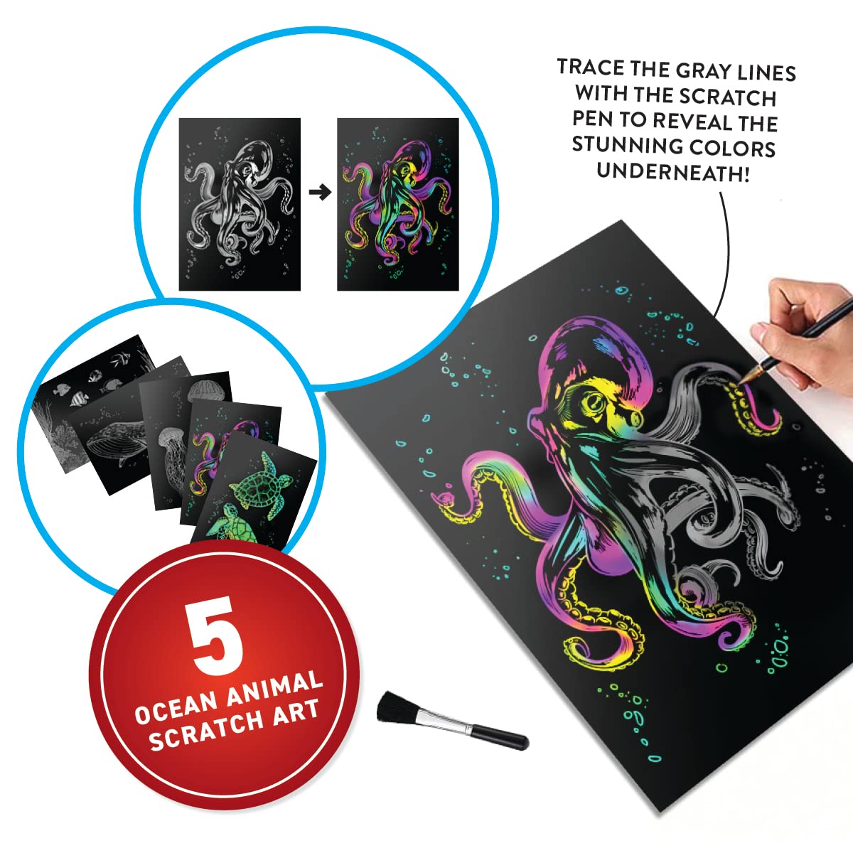 Abacus Brands Virtual Reality Oceans Gift Box - Interactive Ocean VR Book & STEM Activity Set (Ages 8+)