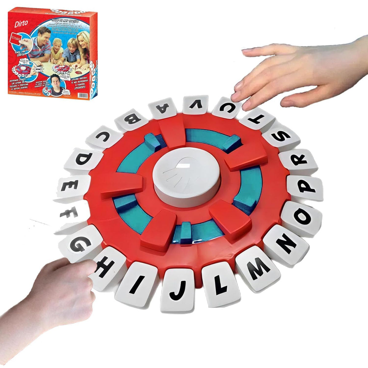 Abcrelax Letters Spanish Edition – Think A Words Board Game