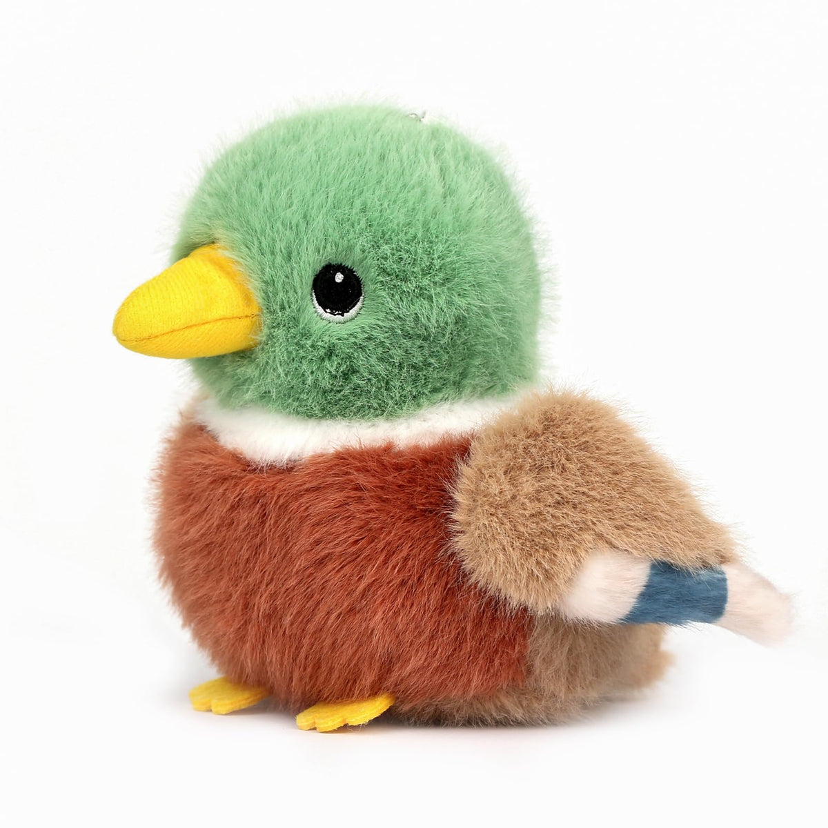 ABEARCAR Mallard Duck Stuffed Animal – 4.7-Inch Realistic Plush Toy, Cute Gift for Kids & Friends