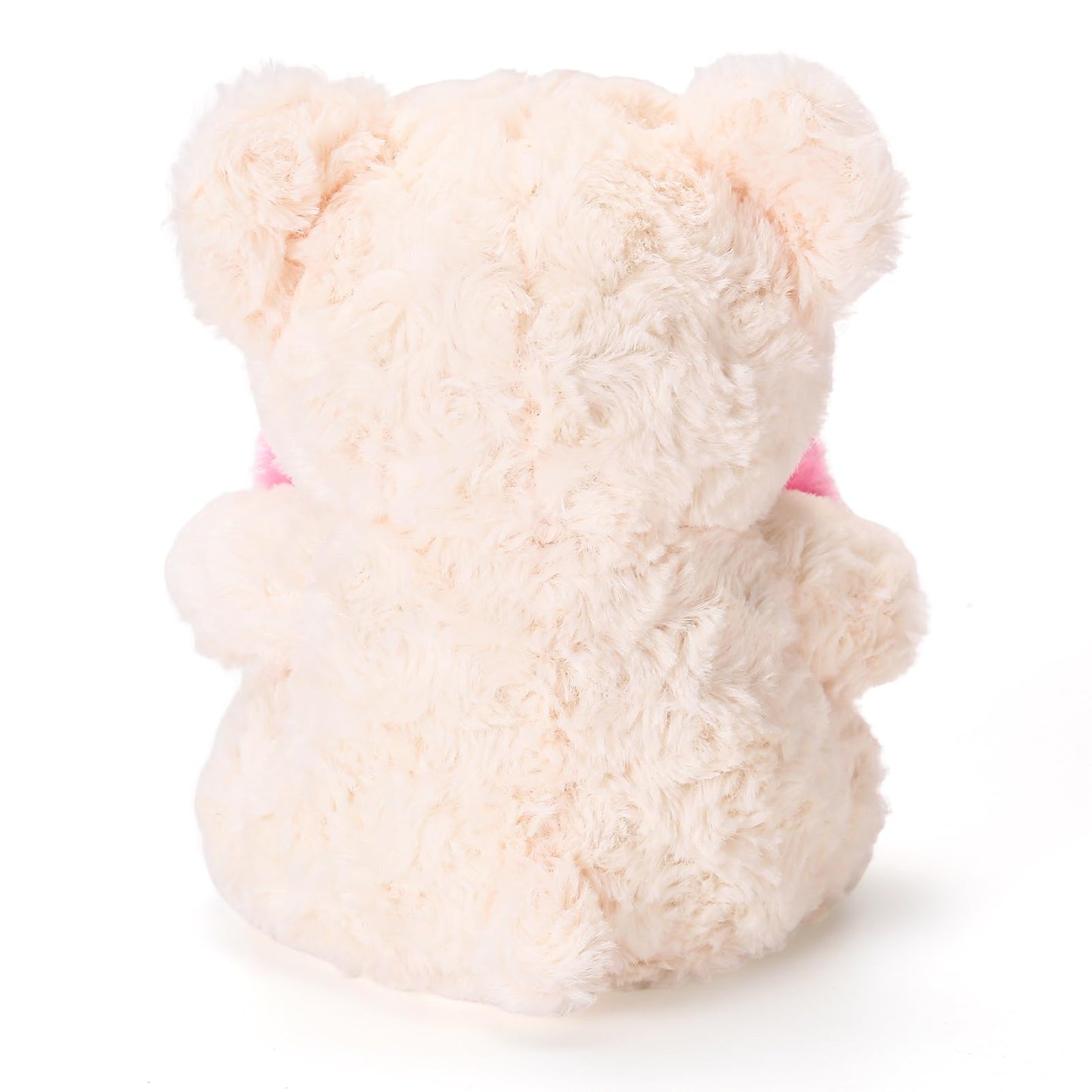 ABEARCAR Pink Heart Teddy Bear Plush – Soft 20 cm Gift for Kids, Valentine’s Day, Mom & Girlfriend