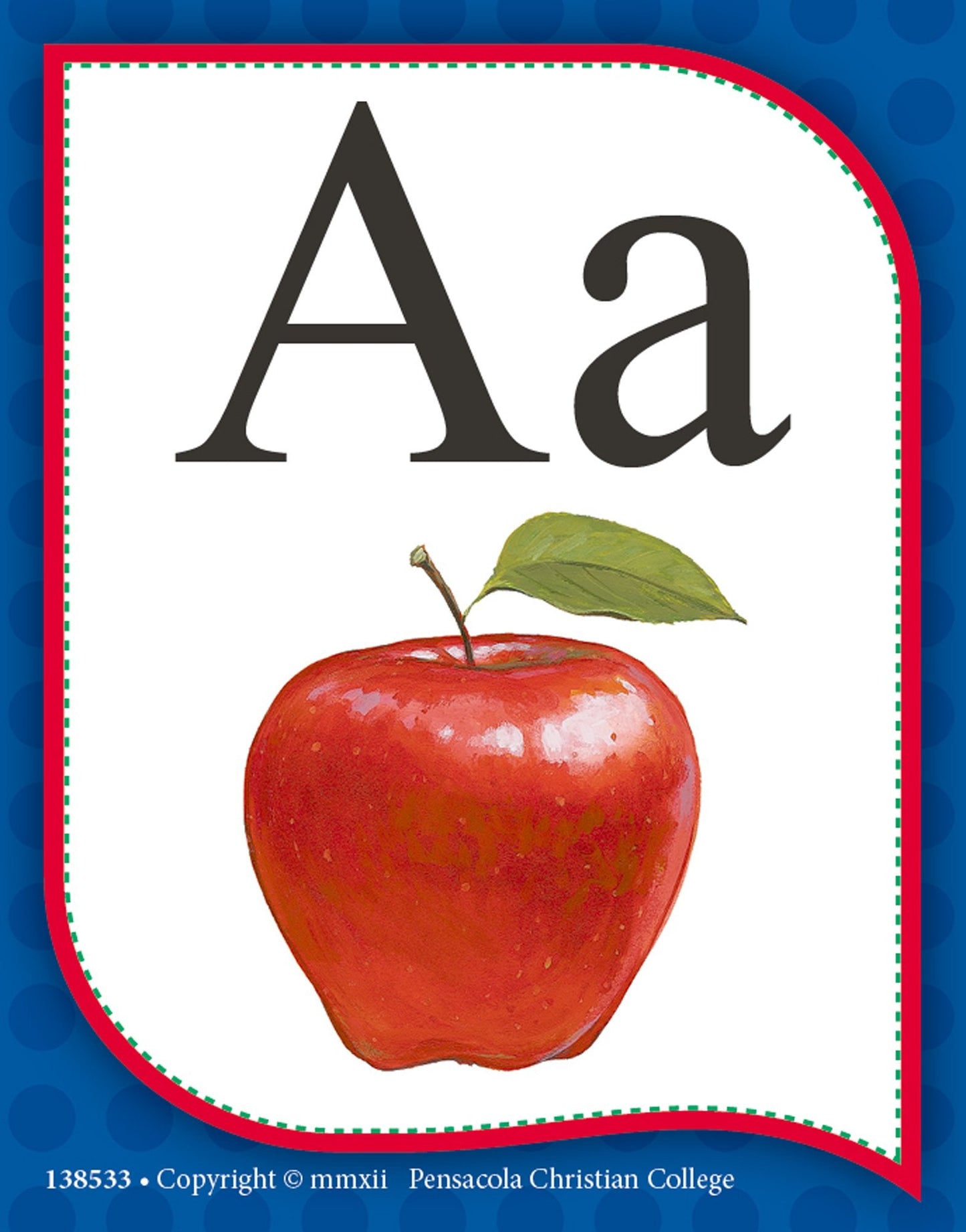 Abeka Mini Alphabet Flashcards – Colorful Letter Recognition for Kindergarten (31 Cards)