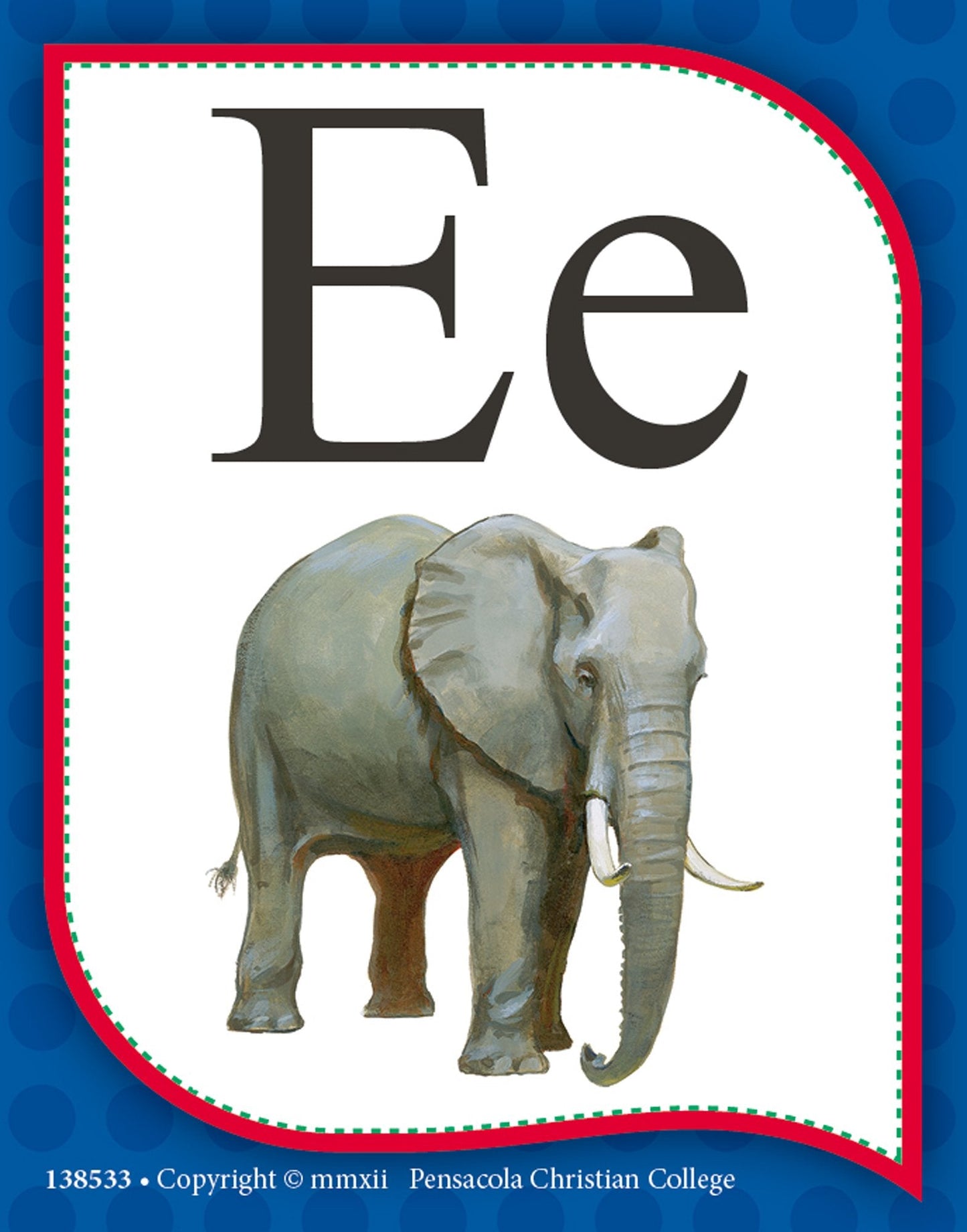 Abeka Mini Alphabet Flashcards – Colorful Letter Recognition for Kindergarten (31 Cards)