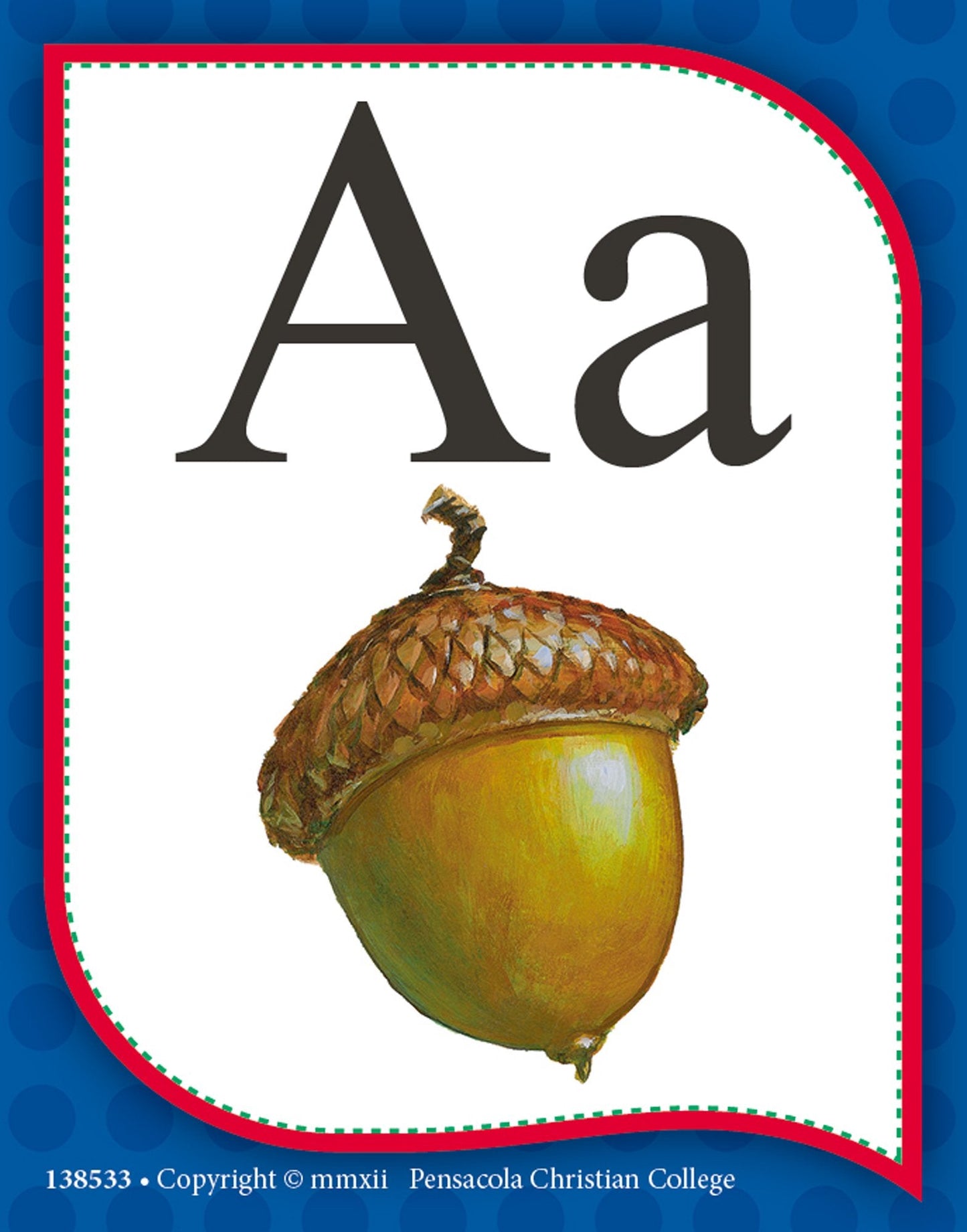 Abeka Mini Alphabet Flashcards – Colorful Letter Recognition for Kindergarten (31 Cards)