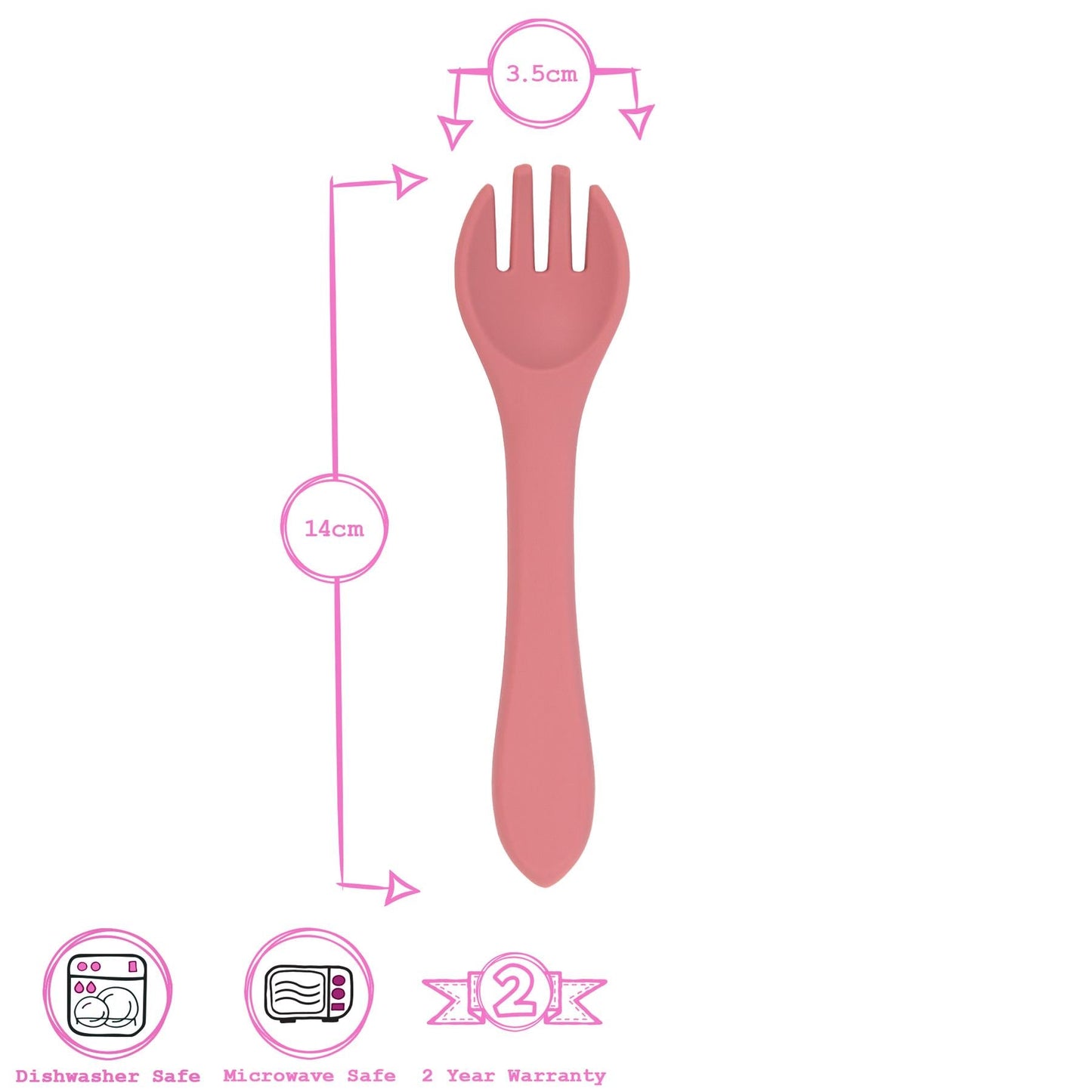 Silicone Baby Weaning Fork