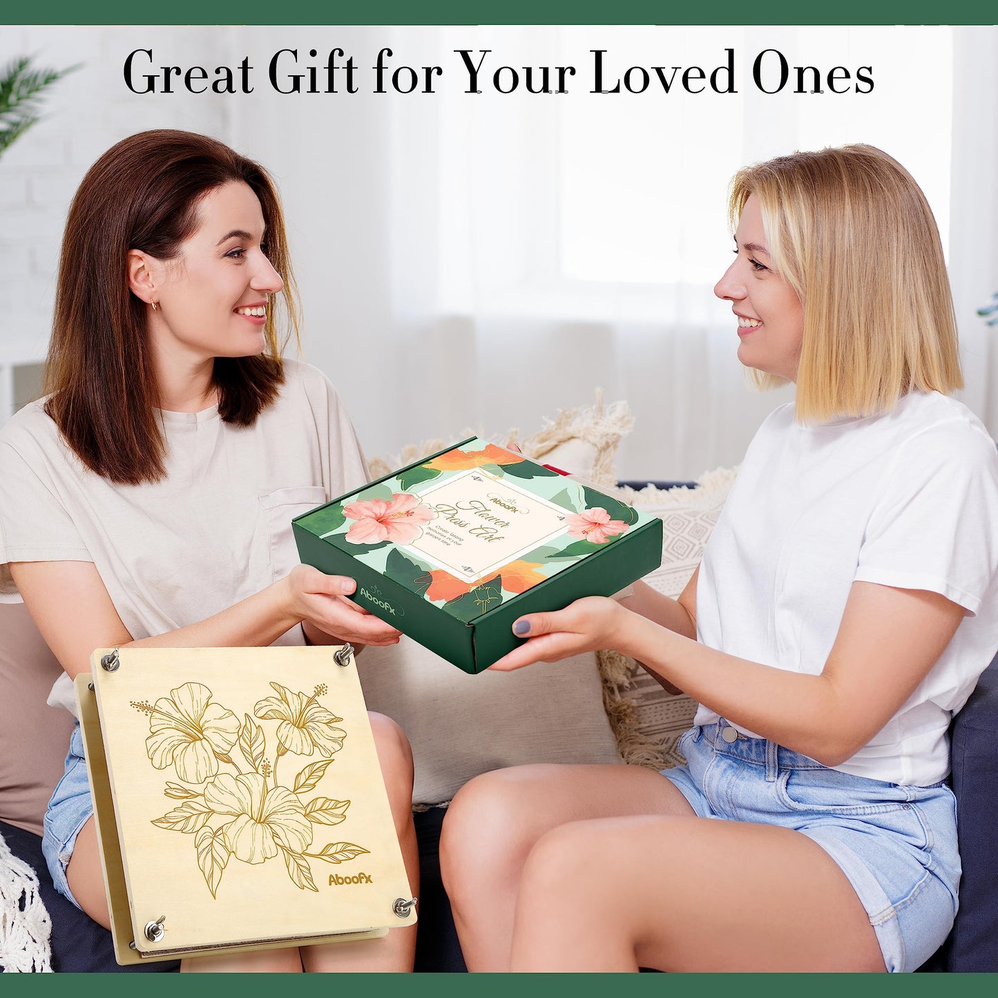 Aboofx Flower Press Kit – 11x11, 10 Layers, Wooden Flower Press for Dried Flowers