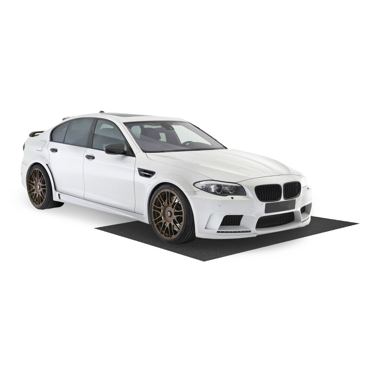 Absorbent Oil Spill Parking Mat Includes Double Sided Tape-L