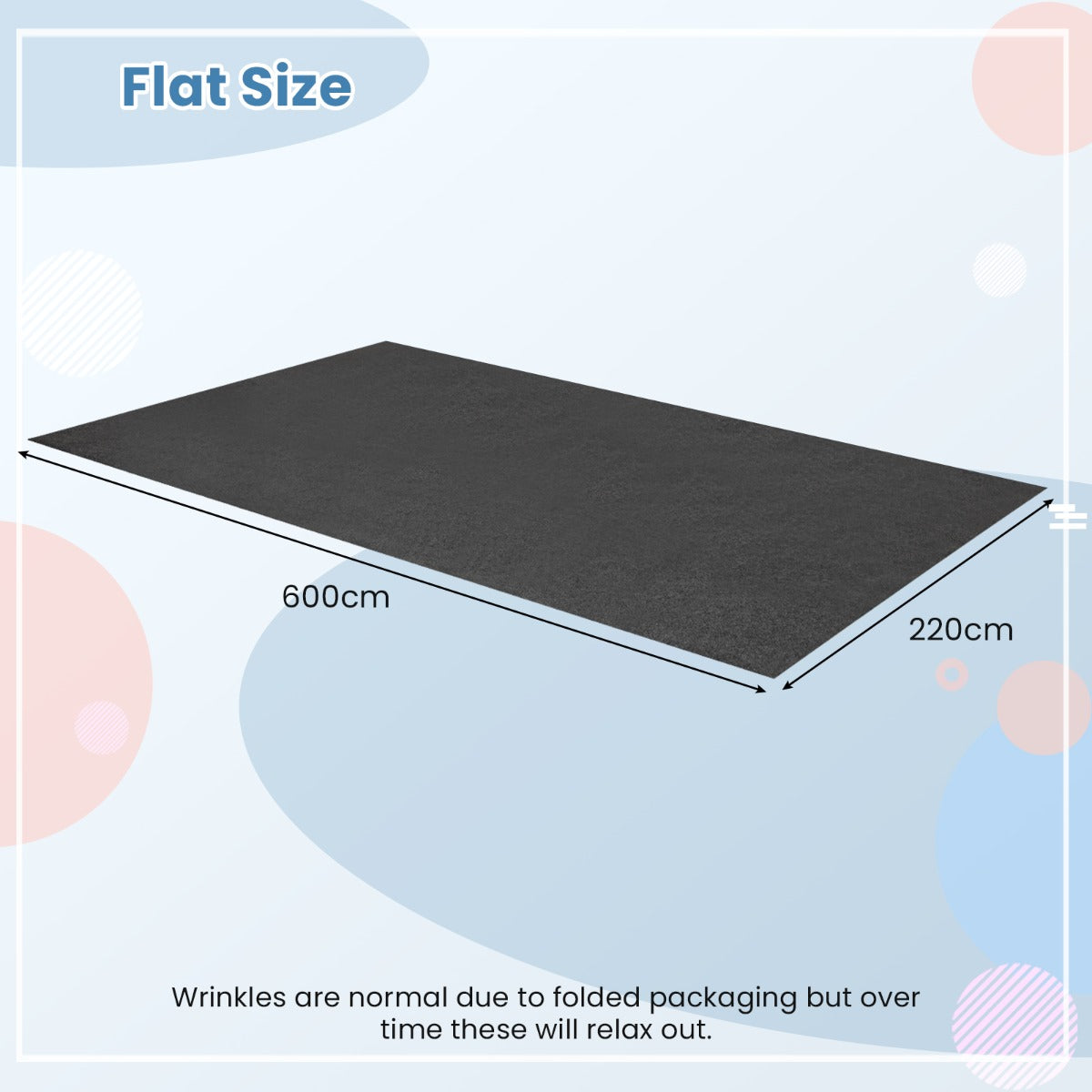 Absorbent Oil Spill Parking Mat Includes Double Sided Tape-L