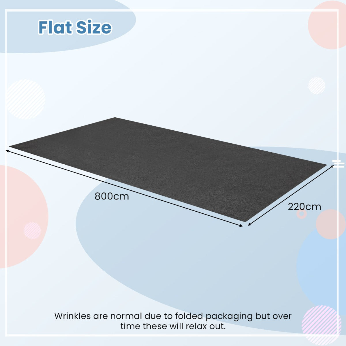 Absorbent Oil Spill Parking Mat Includes Double Sided Tape-L