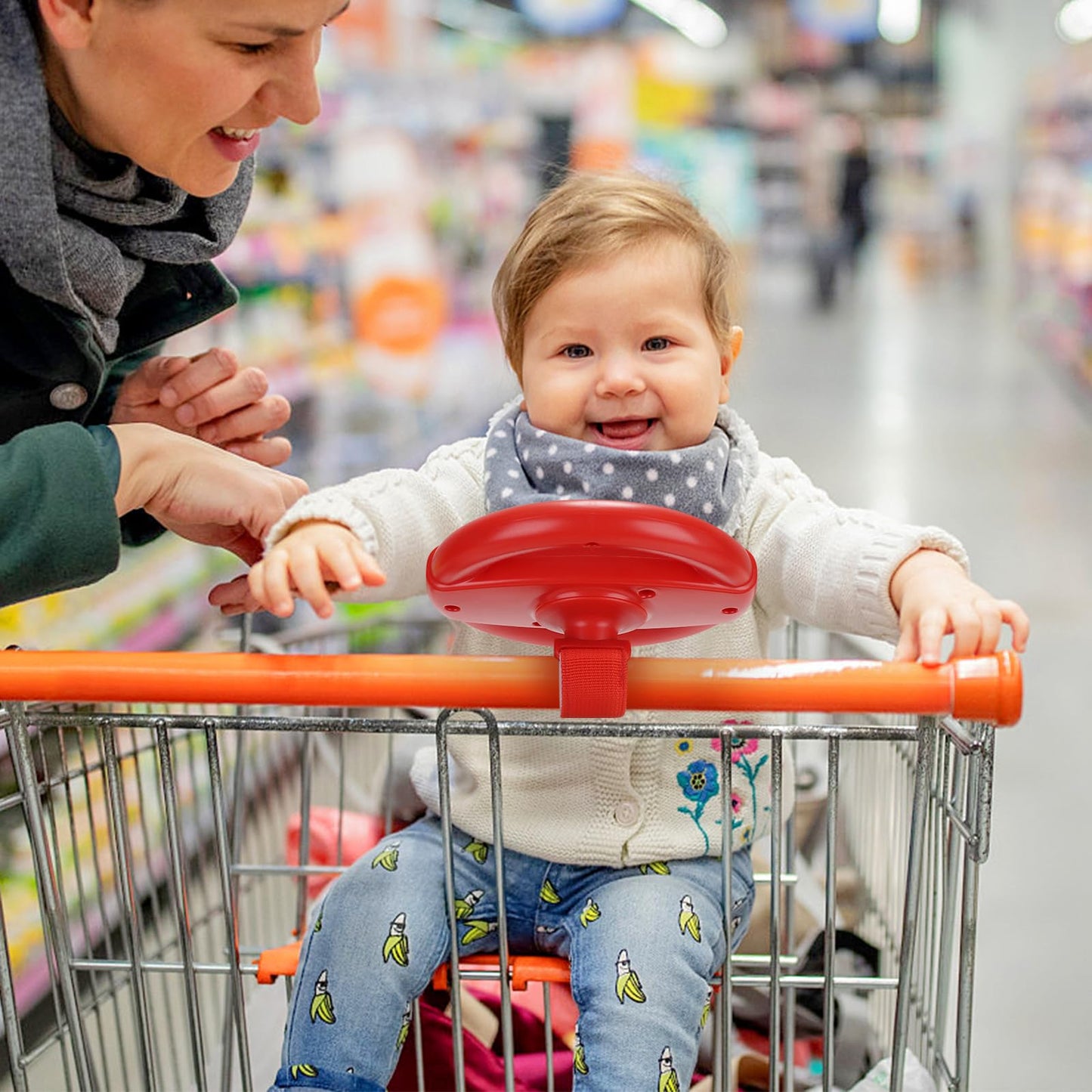 Accmor Stroller Steering Wheel Toy — Detachable Fun for Strollers & Carts