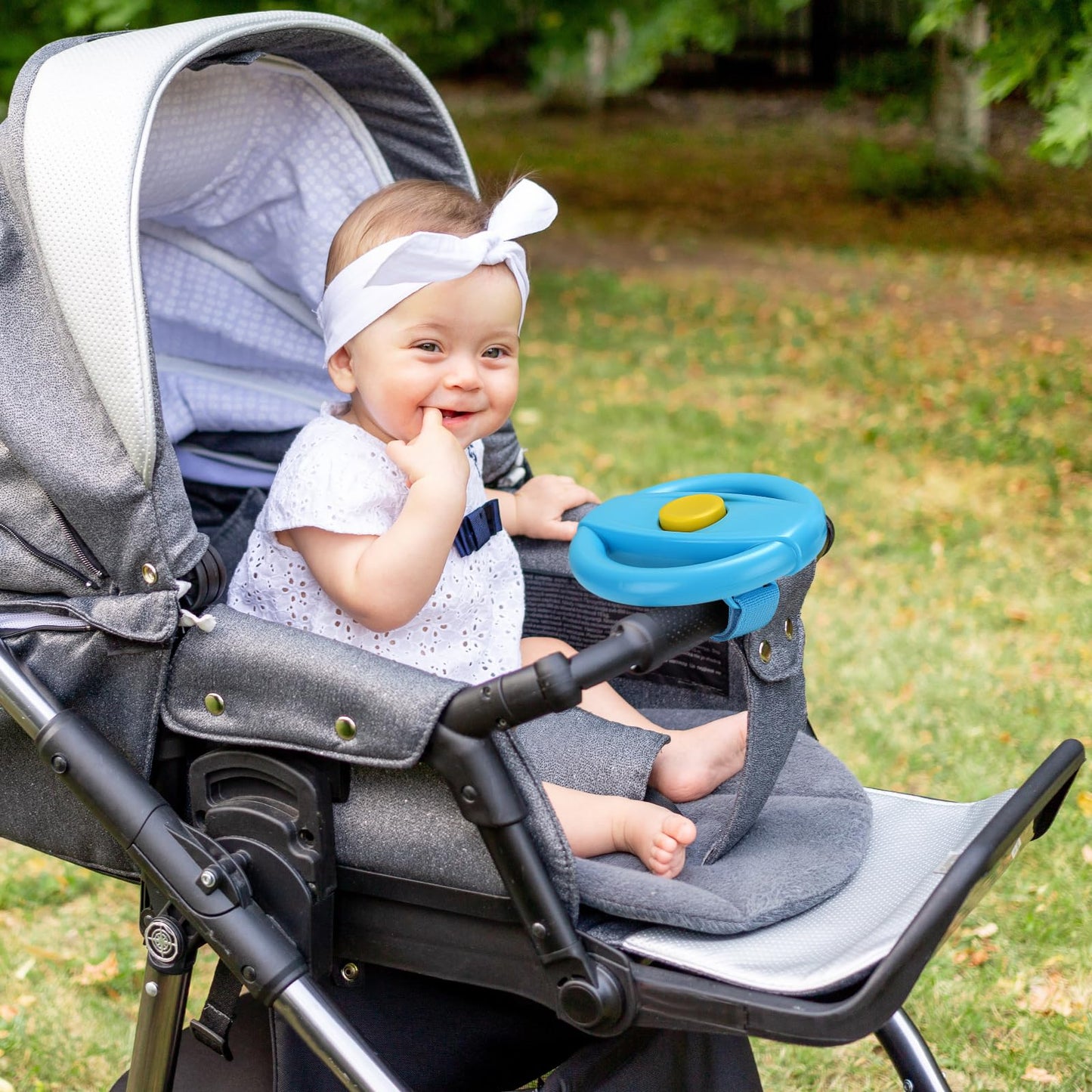 Accmor Stroller Steering Wheel Toy – Detachable Universal Fit, No Batteries