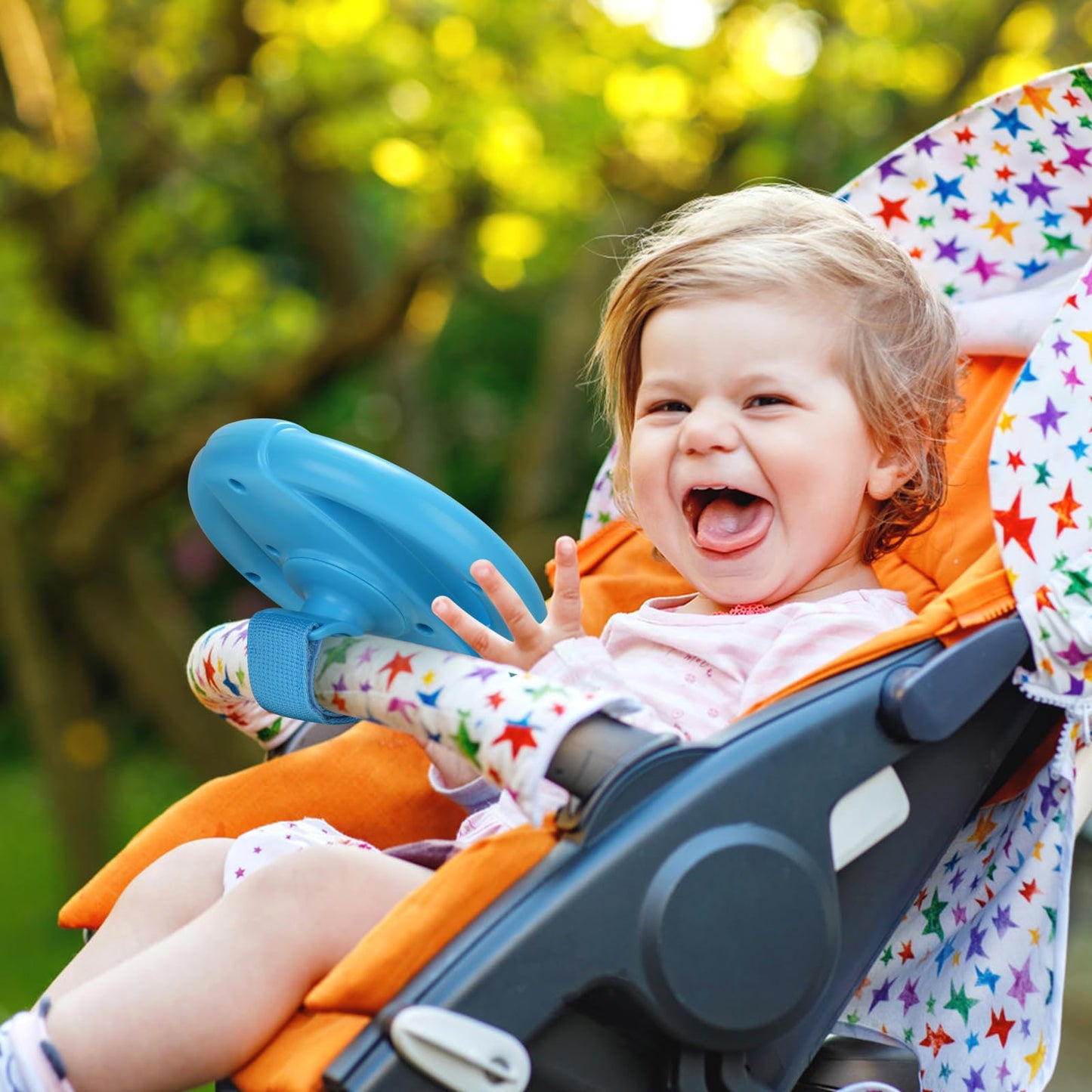Accmor Stroller Steering Wheel Toy – Detachable Universal Fit, No Batteries