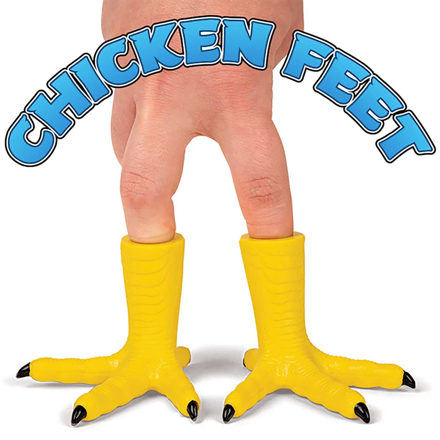 Accoutrements Archie McPhee Chicken Feet Finger Puppets – Set of 2
