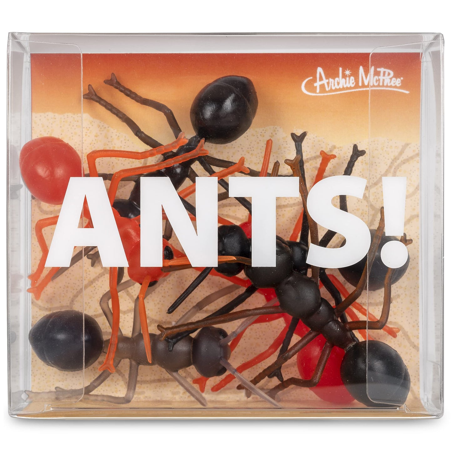 Accoutrements Archie McPhee Funny Gift Box of Novelty Ants (6 Pack)