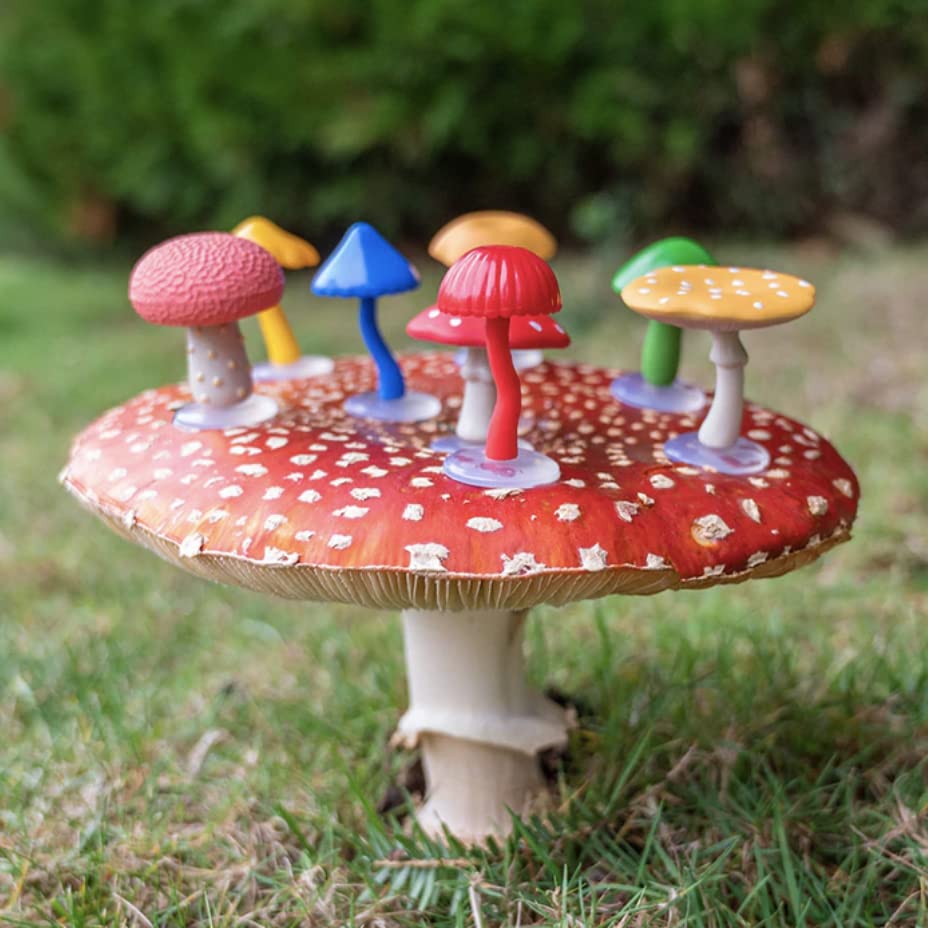 Accoutrements Mcphee: Collection of Eight Soft Vinyl Mini Magical Mushrooms