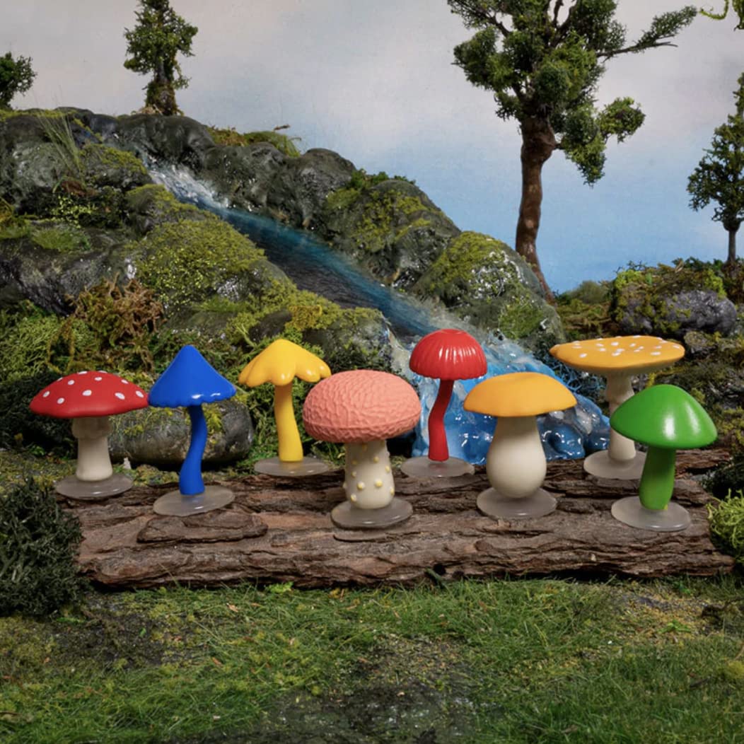 Accoutrements Mcphee: Collection of Eight Soft Vinyl Mini Magical Mushrooms