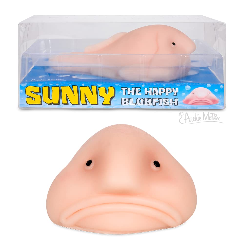 Accoutrements Sunny the Blobfish – Novelty Squishy Toy