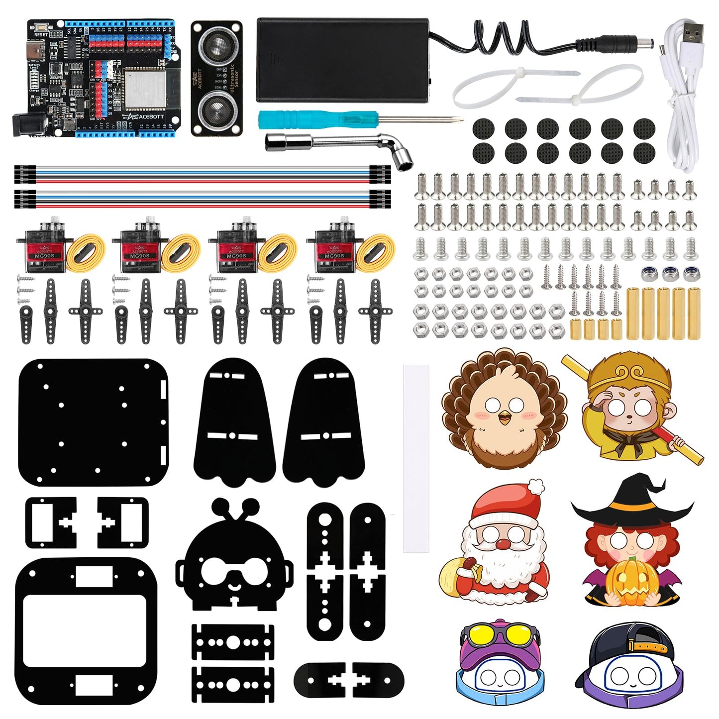 ACEBOTT Bipedal Robot Kit for ESP32 – STEM Coding Toy for Teens 12-16