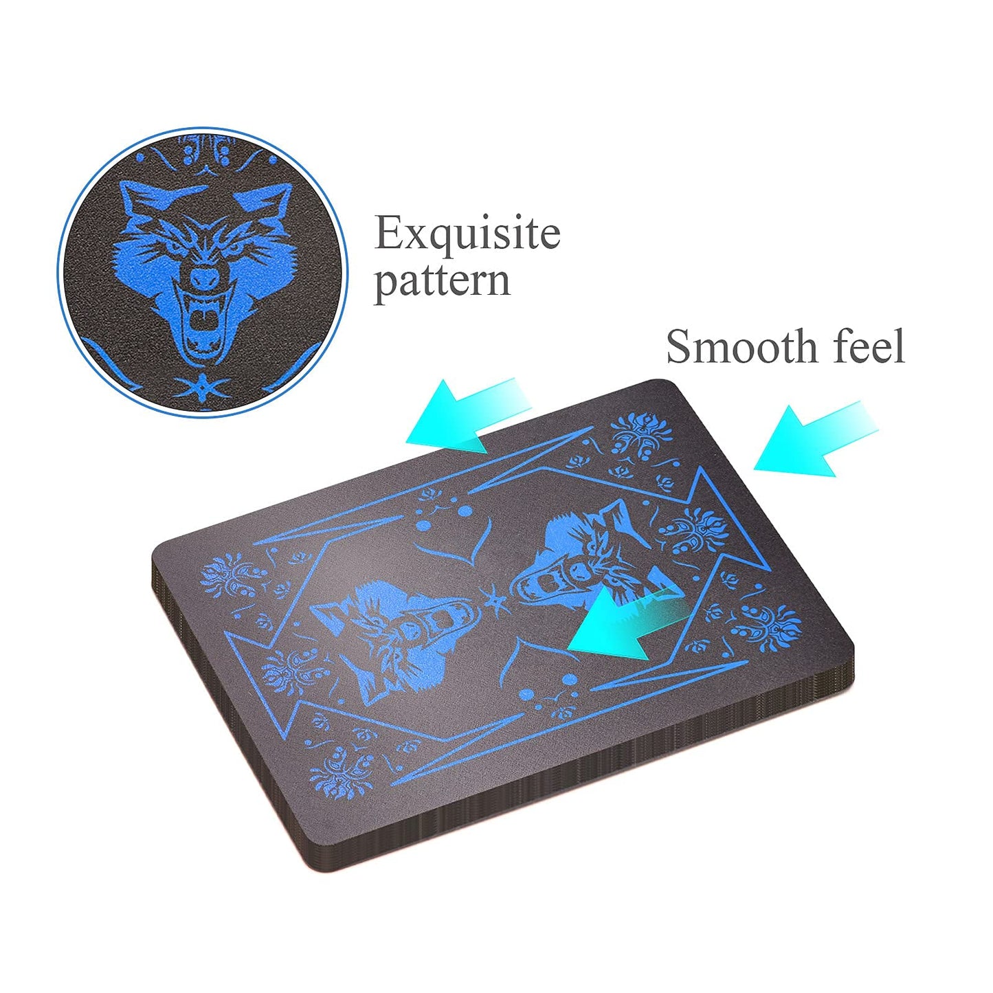ACELION Waterproof Playing Cards – Wolf-Themed PVC Deck, Durable & Outdoor-Ready
