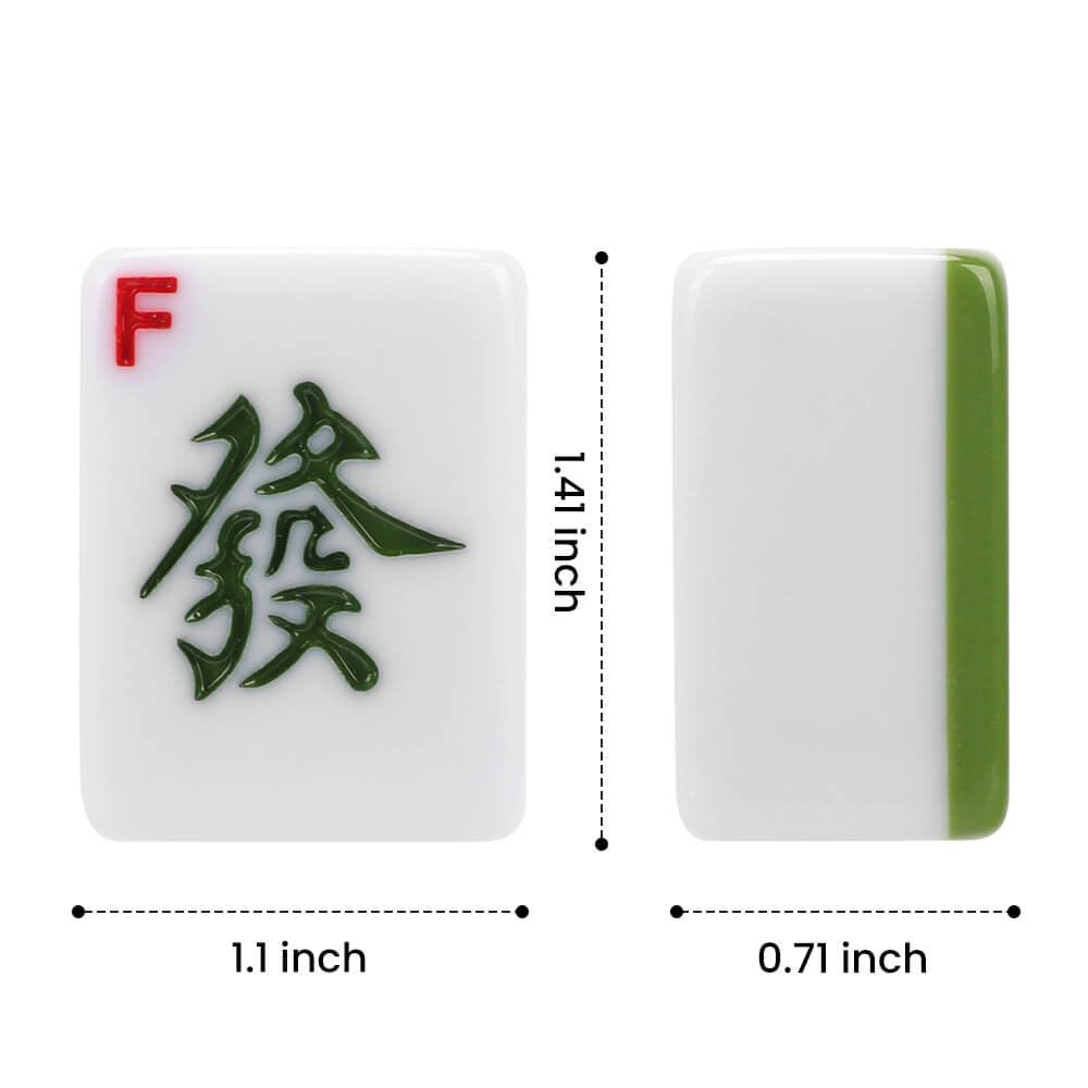 Aceshmir Mahjong Tile Set – 146-Piece Chinese Mahjong Tiles with Elegant Storage Case | Easy to Carry