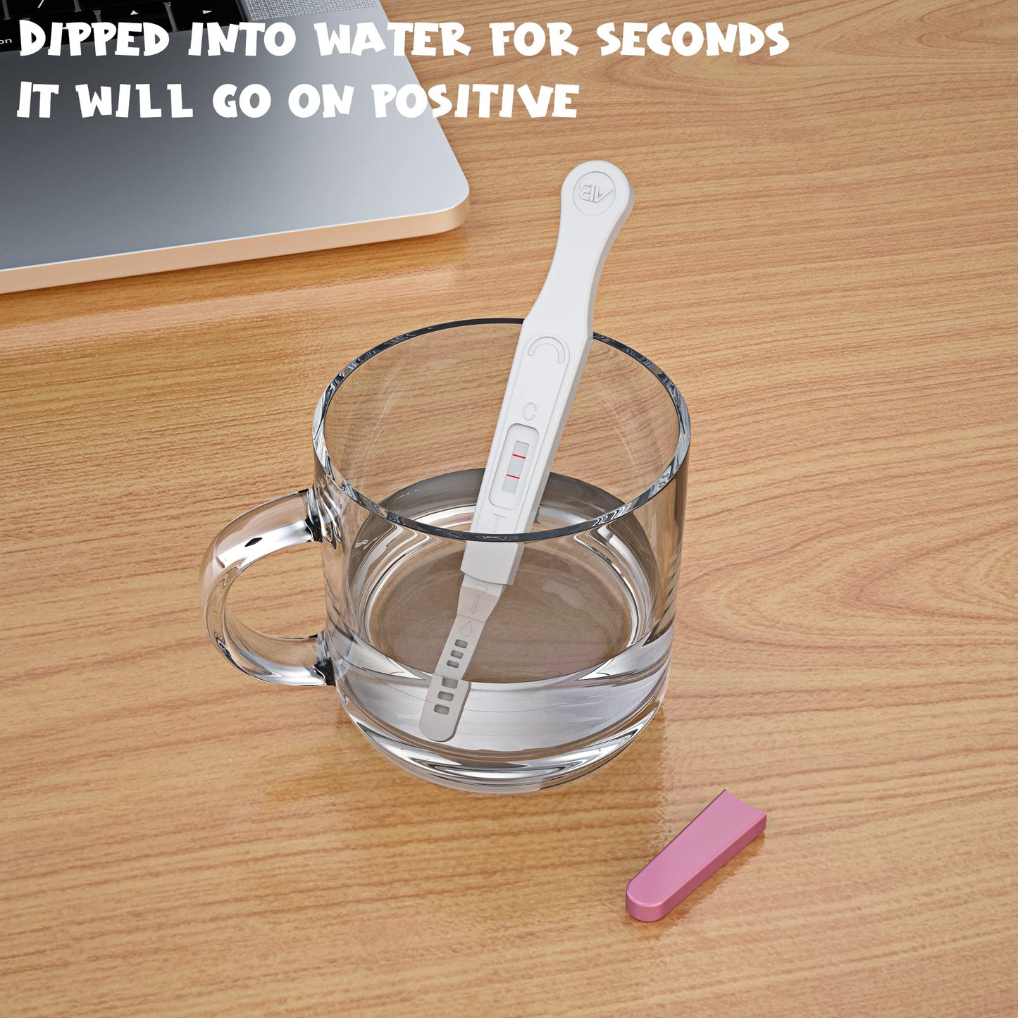 Acessorz Fake Prank Pregnancy Test Kit - 2 Pack Pink | April Fool's Day Pranks