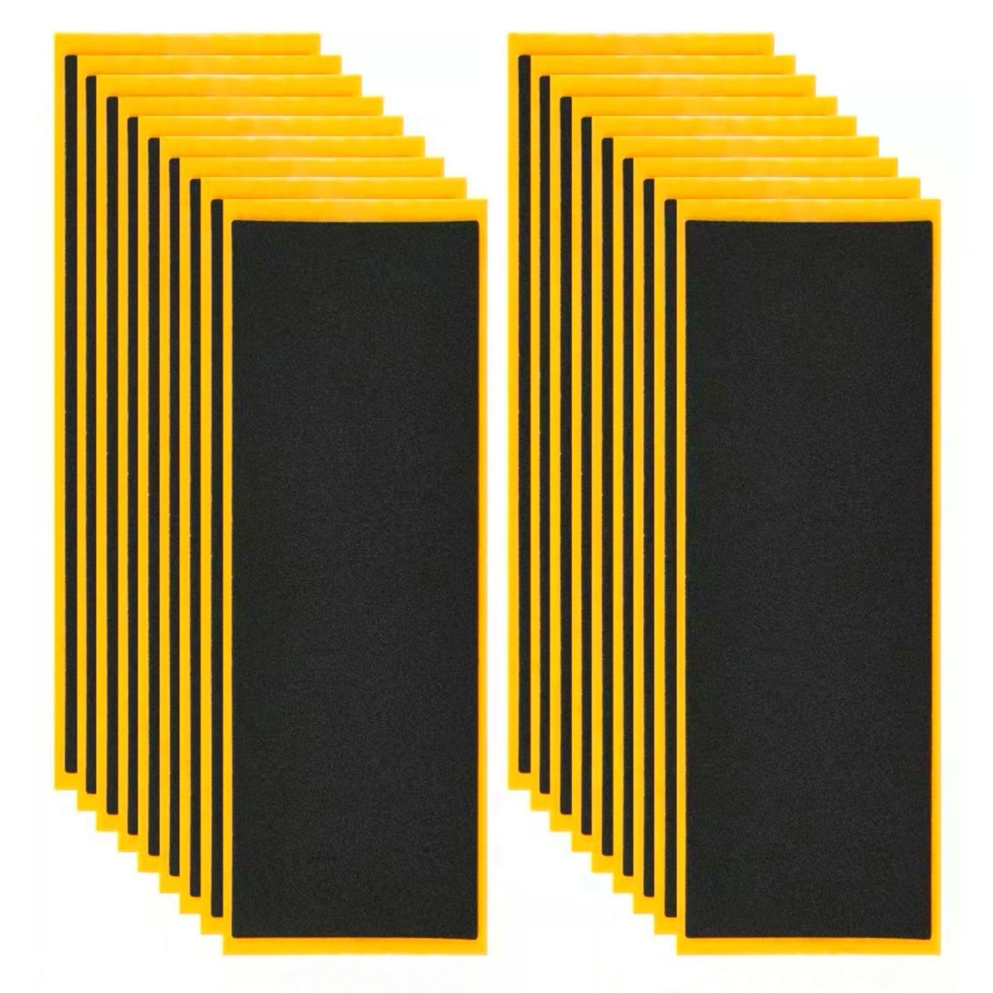 ACFELLE Fingerboard Grip Tape – PRO Quality, 8 Sheets, Black Foam 110mm x 38mm