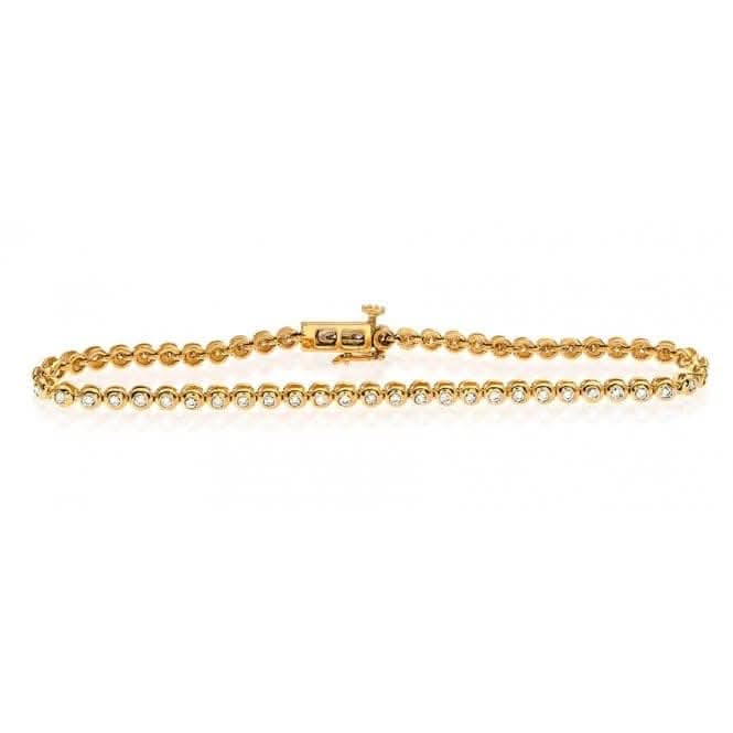 Acotis Diamonds 9K Gold 1.00ct Diamond Bracelet G1160
