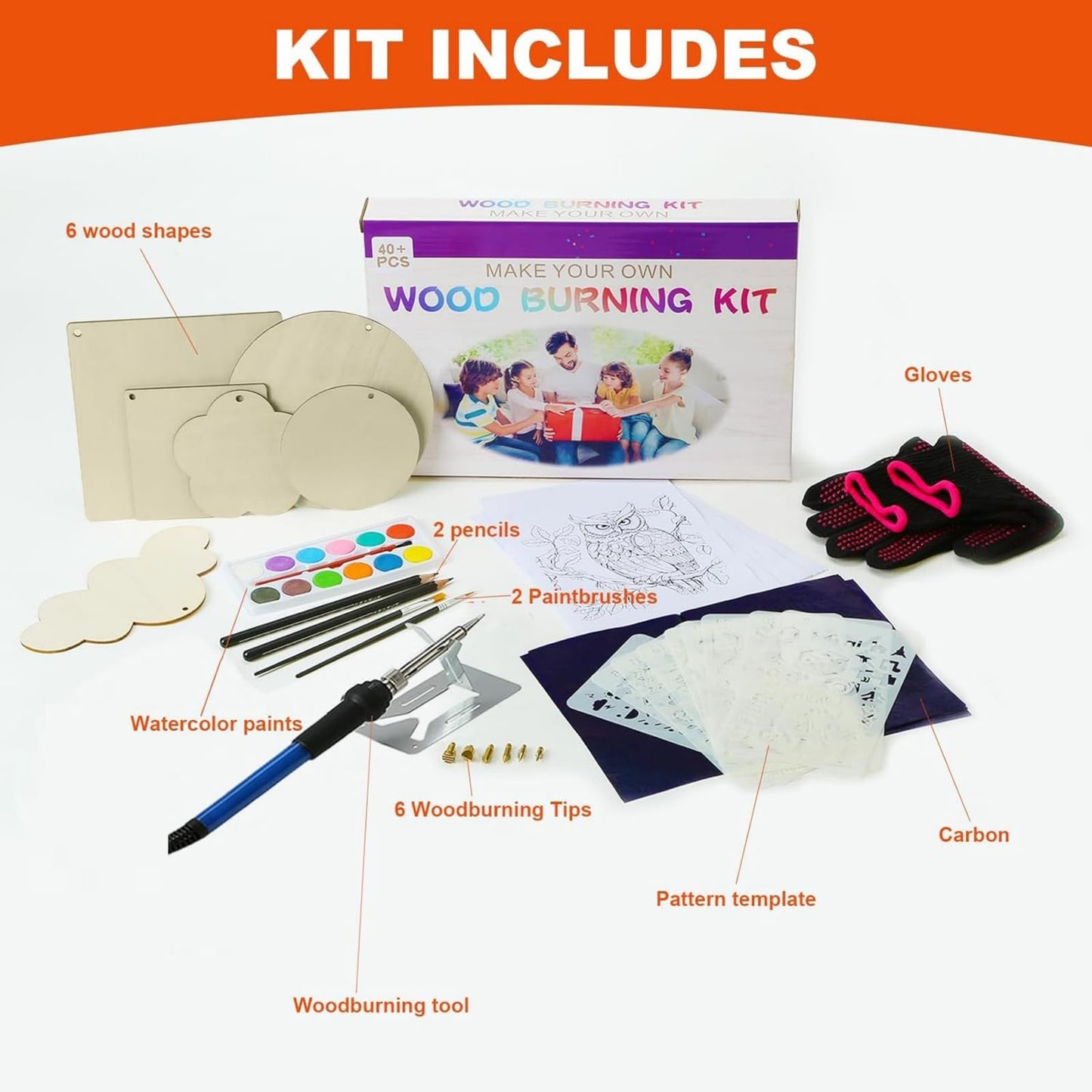 ACRSIKR Wood Burning Gift Kit for Teens — Creative Arts & Crafts Gift (11-18)