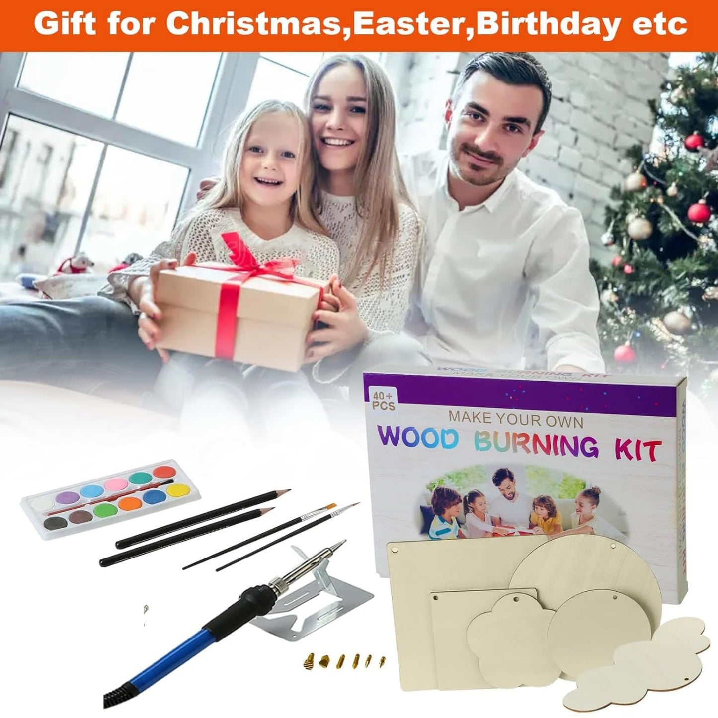 ACRSIKR Wood Burning Gift Kit for Teens — Creative Arts & Crafts Gift (11-18)