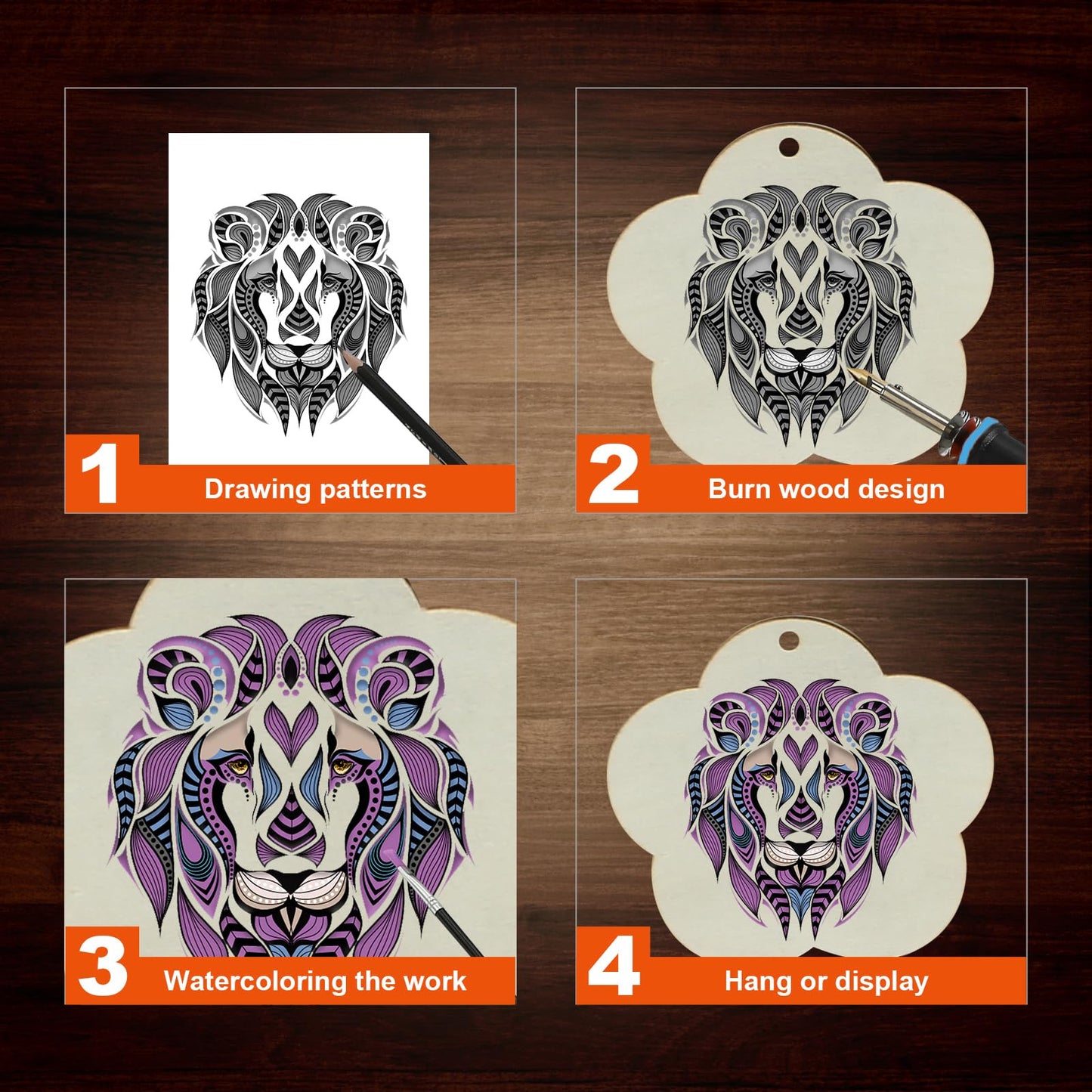 ACRSIKR Wood Burning Gift Kit for Teens — Creative Arts & Crafts Gift (11-18)
