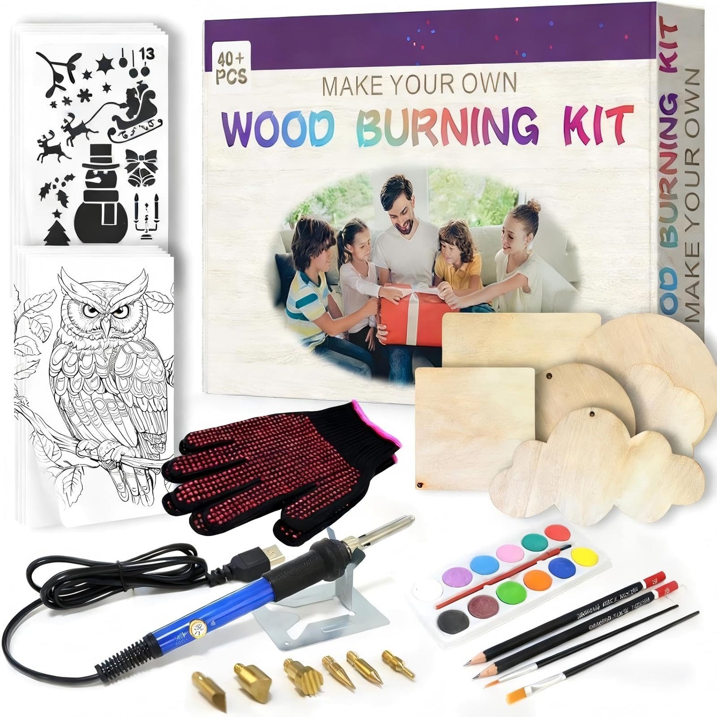 ACRSIKR Wood Burning Gift Kit for Teens — Creative Arts & Crafts Gift (11-18)