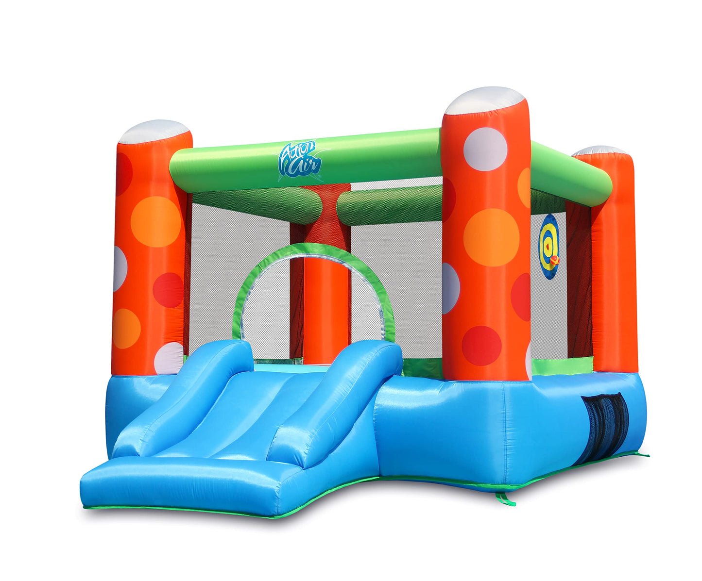 Action Air Bounce House — Inflatable Jump Castle with Air Blower and Durable, Extra Thick Jumping Surface