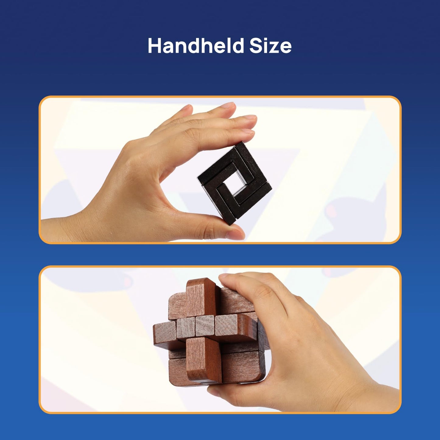 ActPo 9-Piece Puzzles Bulk Gift – Wooden & Metal Interlock Brain Teasers