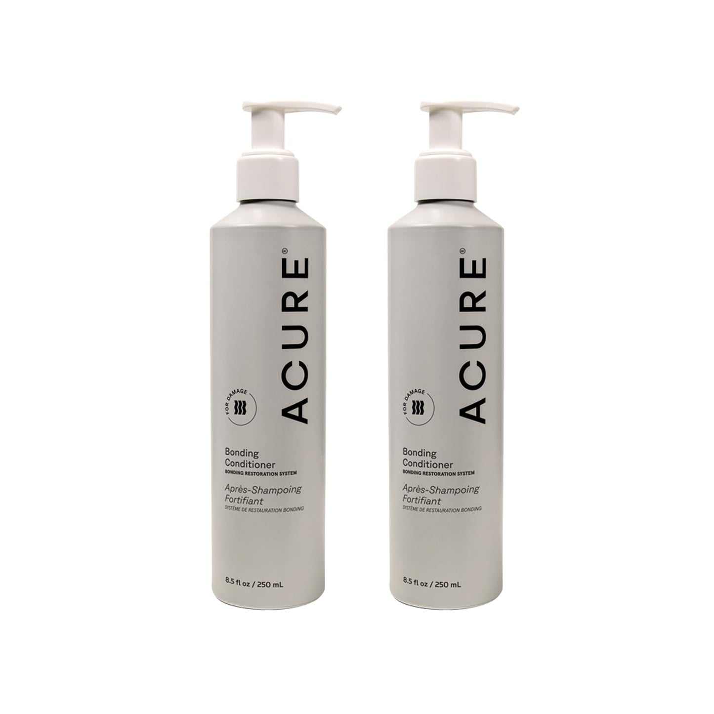 Acure Bonding Conditioner - Deep Moisture for Dry & Damaged Hair | Vegan, Sulfate Free, 8 fl oz (2 Pack)