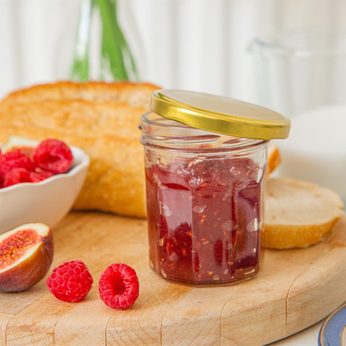 150ml Glass Jam Jars with Lids - Pack of 6