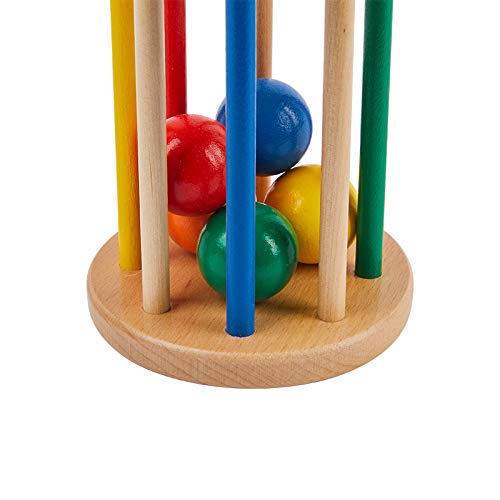 Adena Montessori Baby Cylinder with Beads – Early Development Toy for 6-12 Months