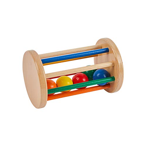 Adena Montessori Baby Cylinder with Beads – Early Development Toy for 6-12 Months