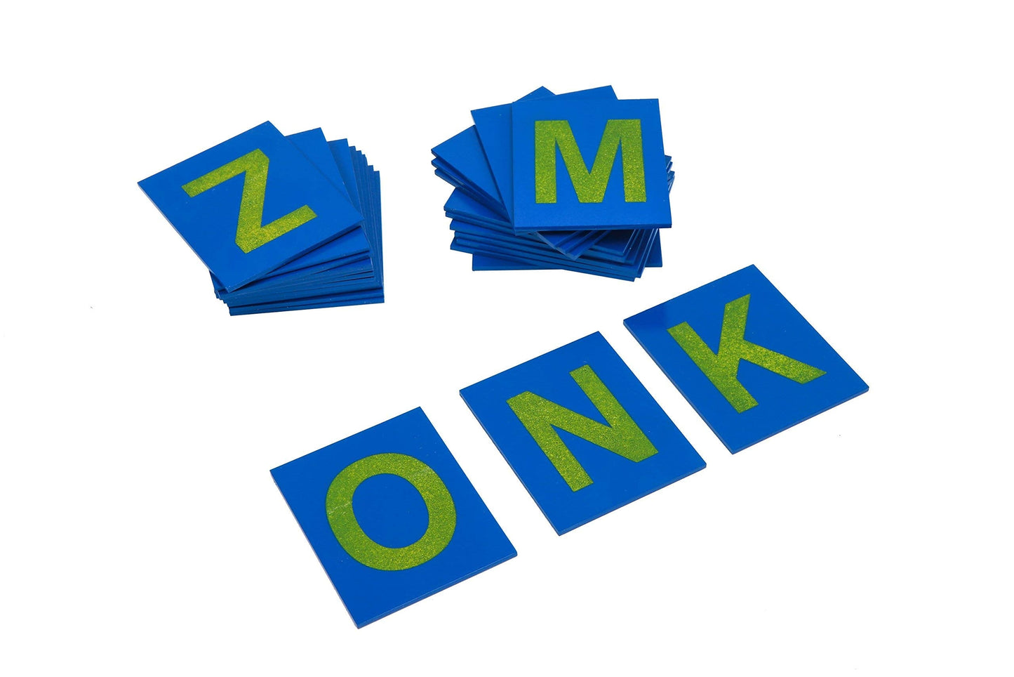 Adena Montessori Sandpaper Letters – Lower & Upper Case Alphabet Cards for Early Learning
