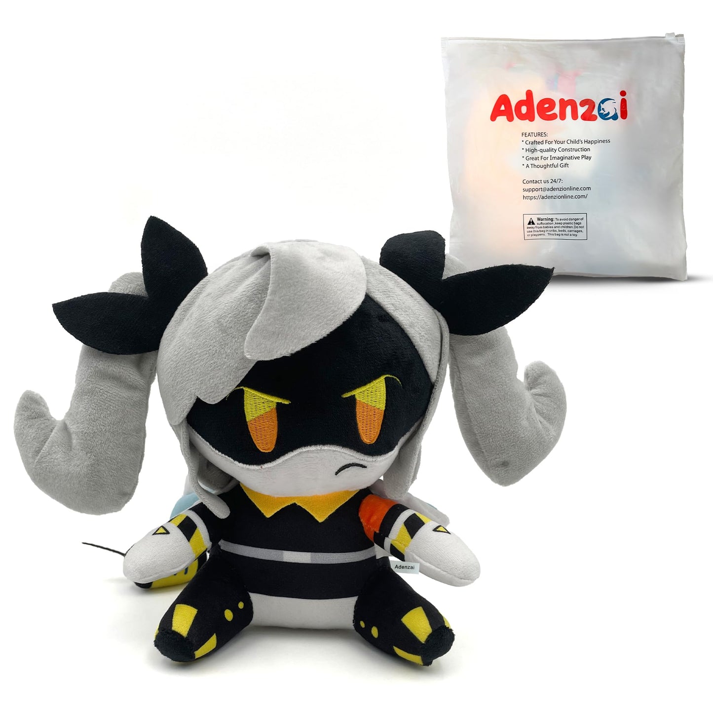 Adenzai Plush Toys – Cartoon Doll Collectible, Soft Gift for Kids & Fans