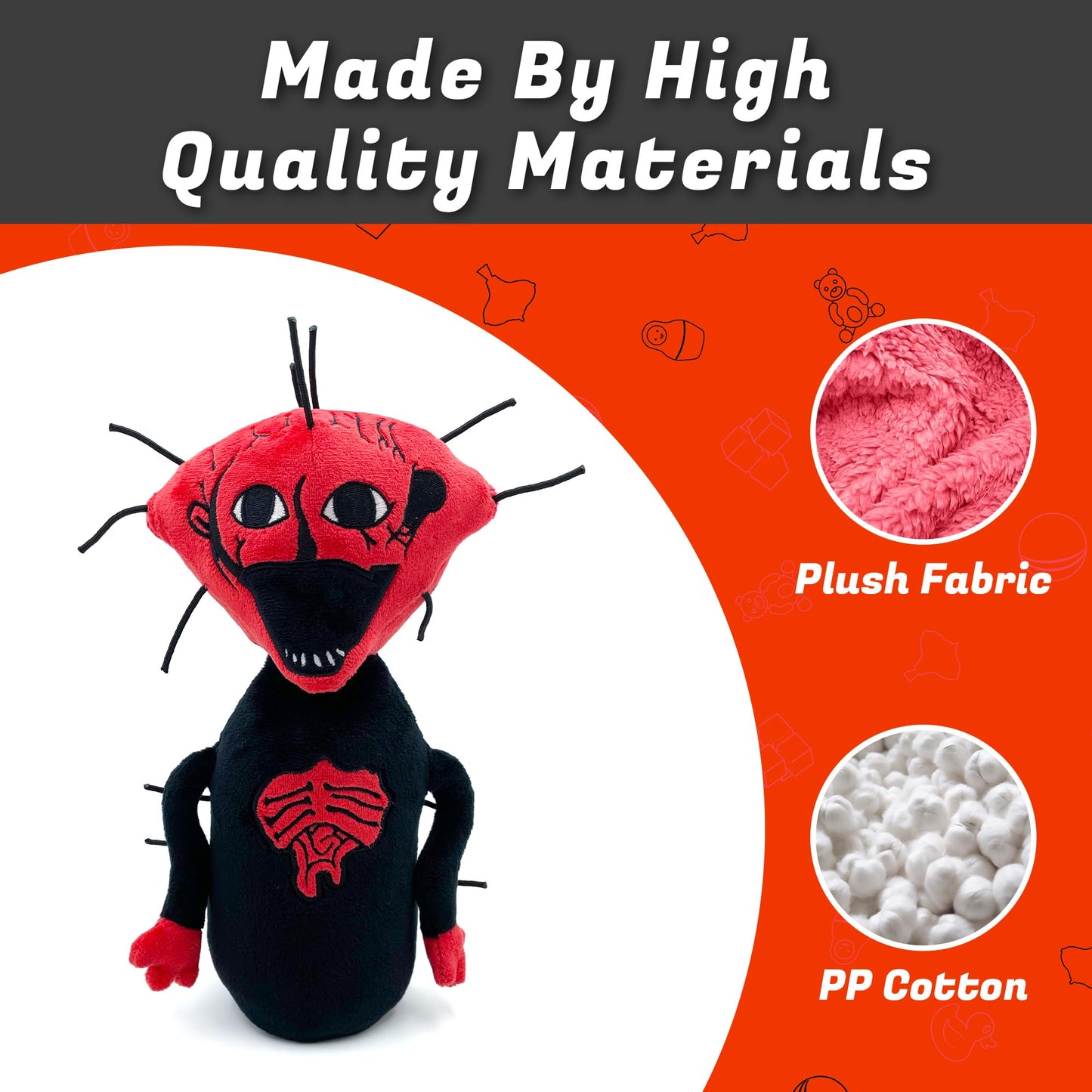 Adenzai The Boiled One Plush Toy – 9.8 Inch Horror Game Collectible & Decor