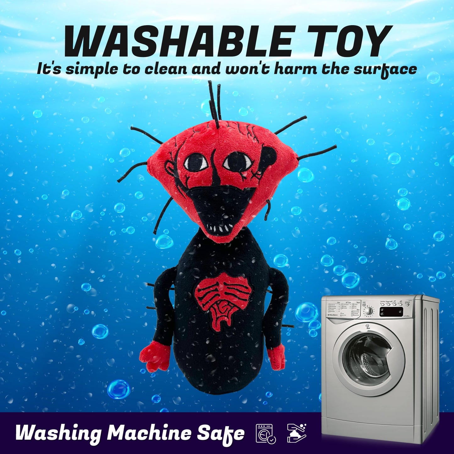 Adenzai The Boiled One Plush Toy – 9.8 Inch Horror Game Collectible & Decor
