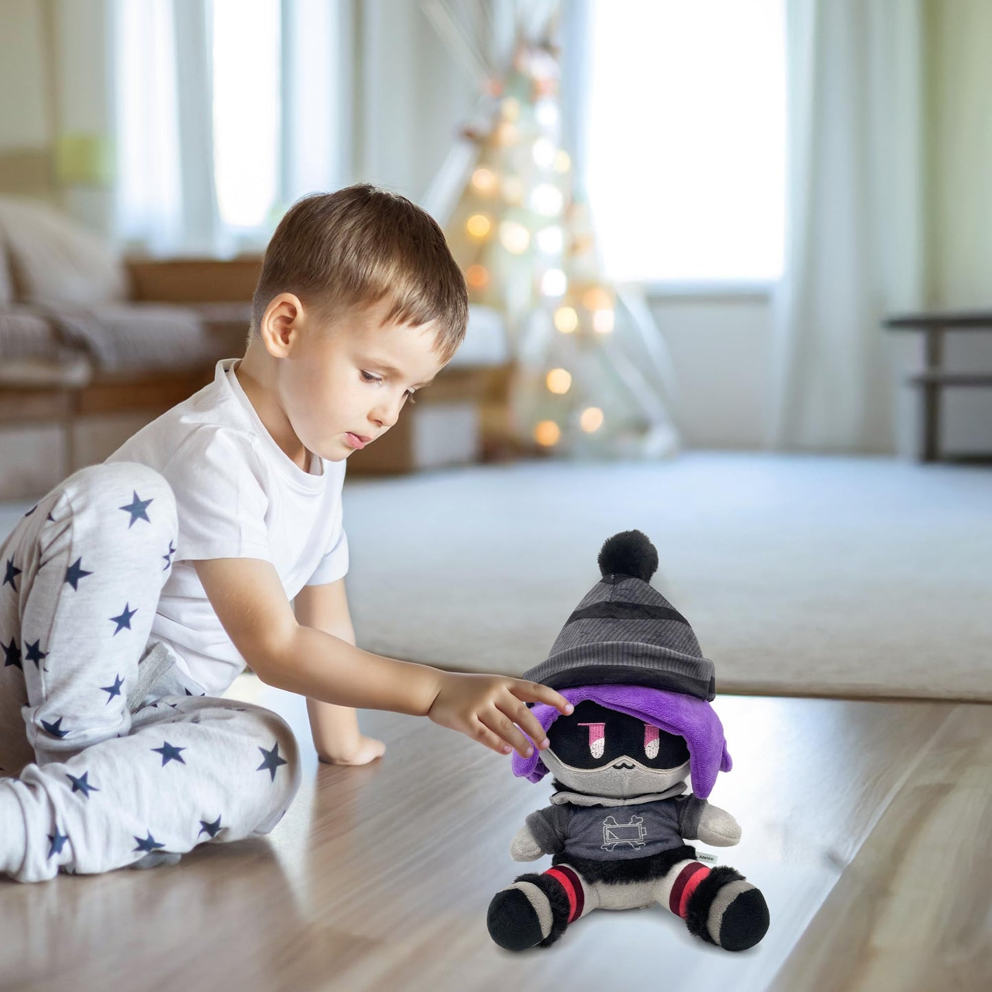 Adenzai Uzi Plush Toy – Cute Cartoon Plush Doll for Fans, Gift for Kids, Collectible Plush