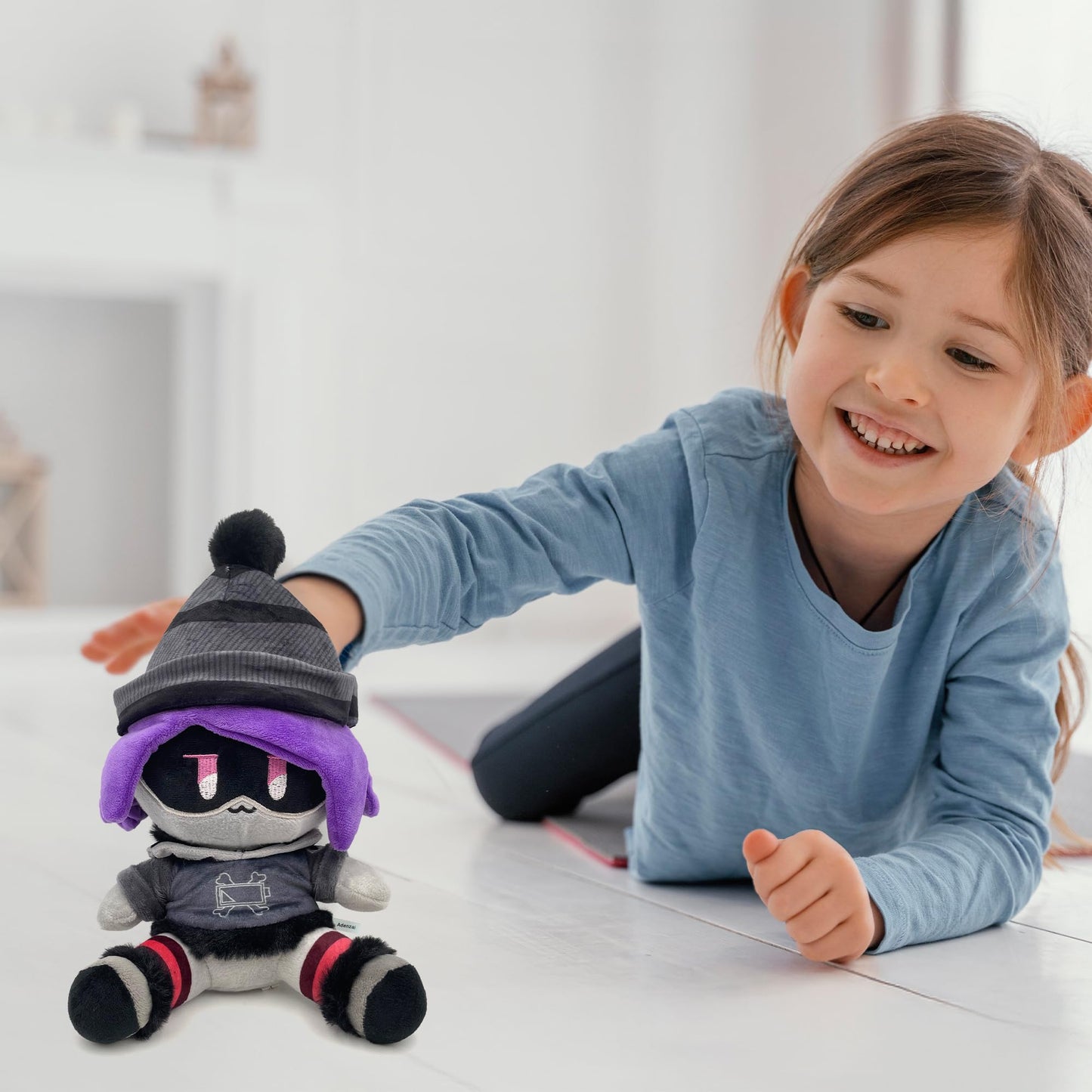 Adenzai Uzi Plush Toy – Cute Cartoon Plush Doll for Fans, Gift for Kids, Collectible Plush