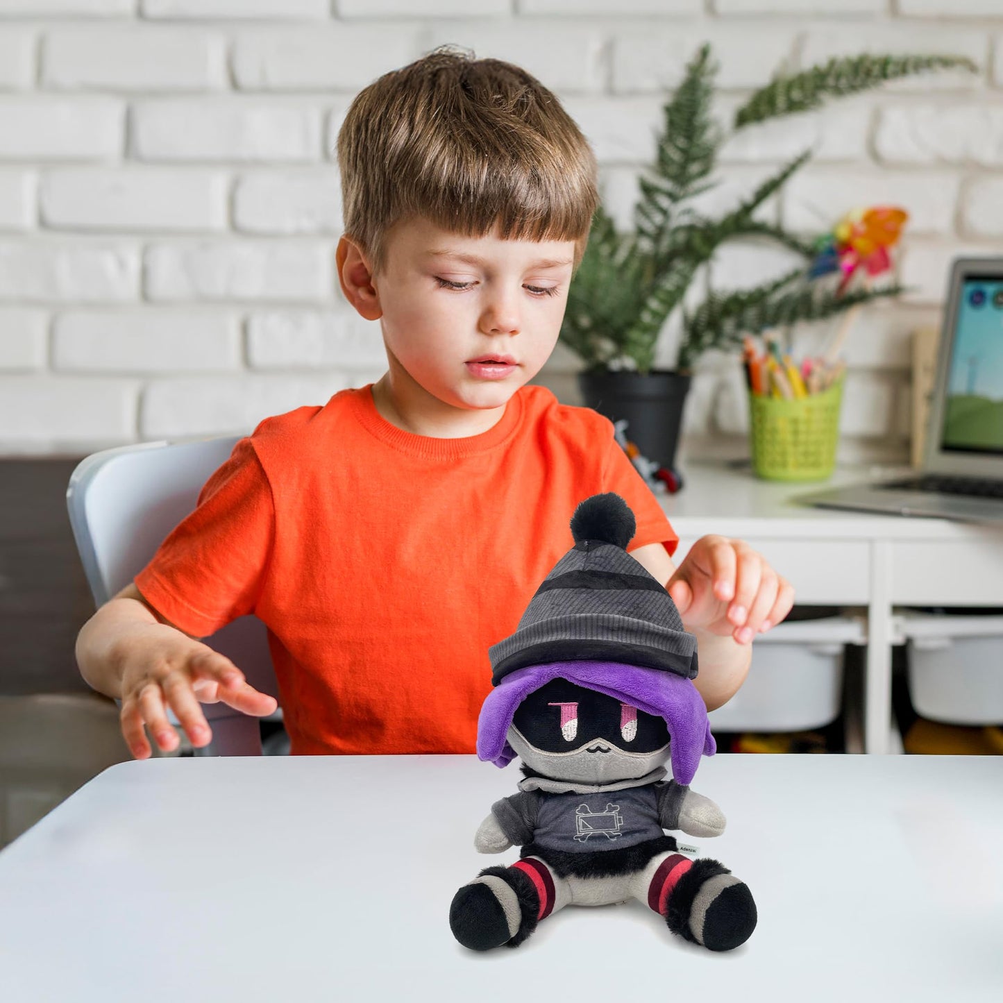 Adenzai Uzi Plush Toy – Cute Cartoon Plush Doll for Fans, Gift for Kids, Collectible Plush